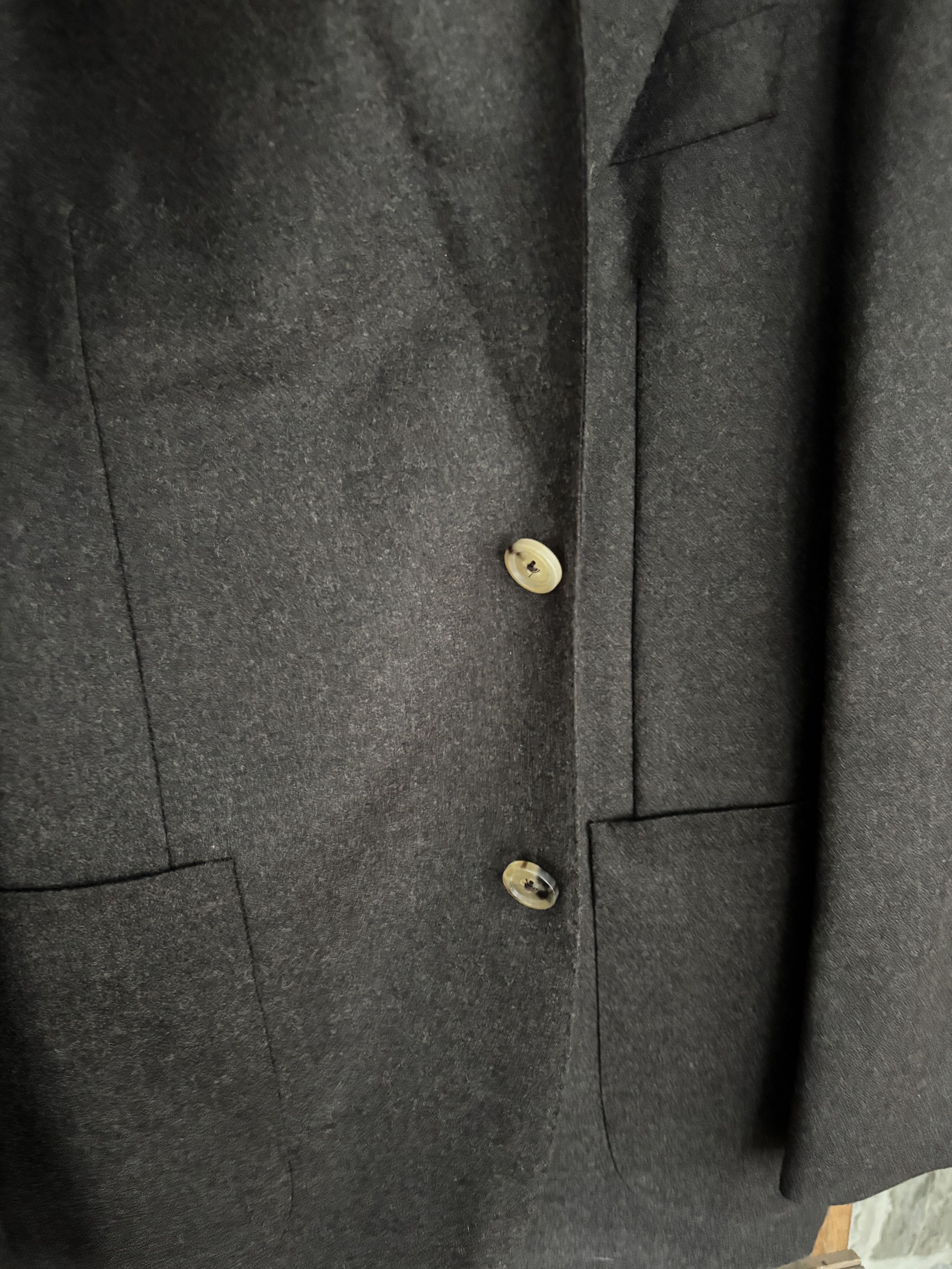P. Johnson P Johnson MTM Flannel SportCoat Size 40R - 4 Thumbnail