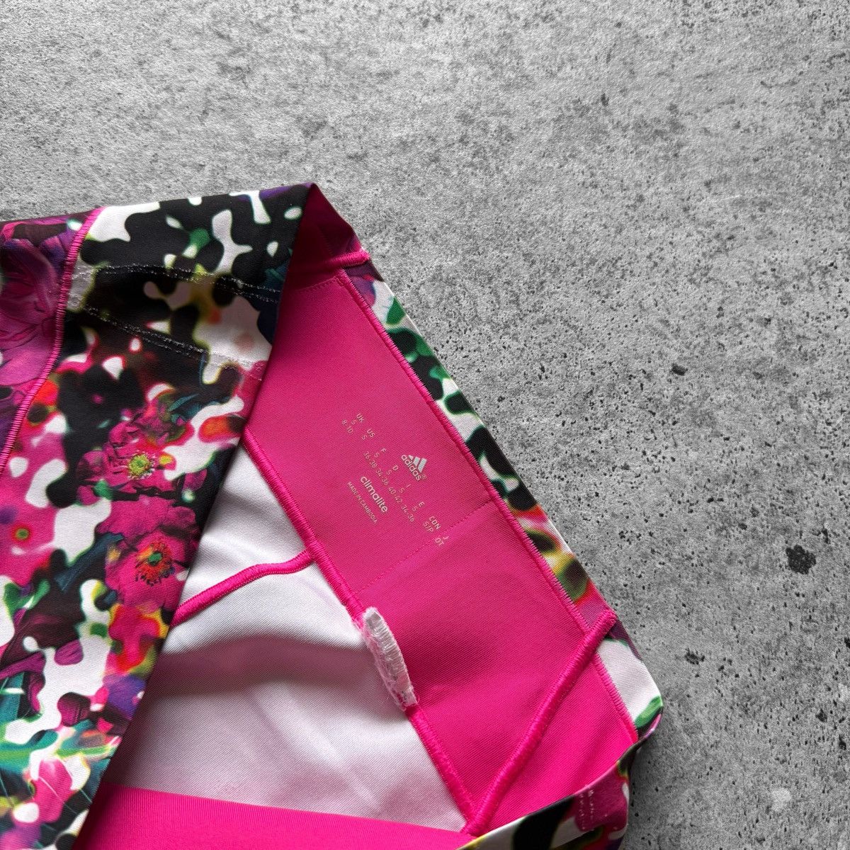 Adidas Adidas Full Print Leggings Multicolor Climalite Training Size 27" / US 4 / IT 40 - 3 Thumbnail