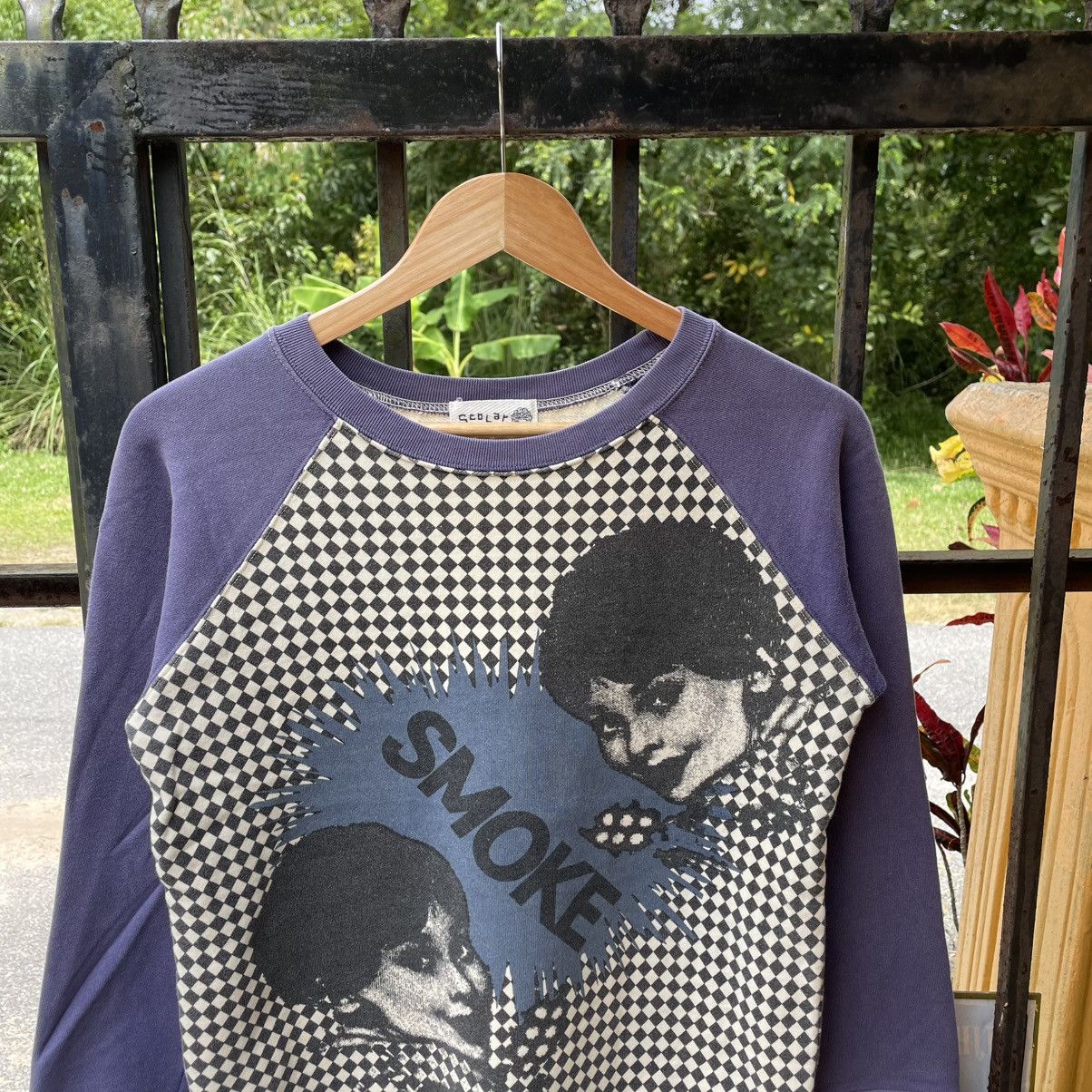 Japanese Brand 🔥🇯🇵Scolar Checkerd Pop Art Smoke Design Sweatshirts Size US XS / EU 42 / 0 - 3 Thumbnail