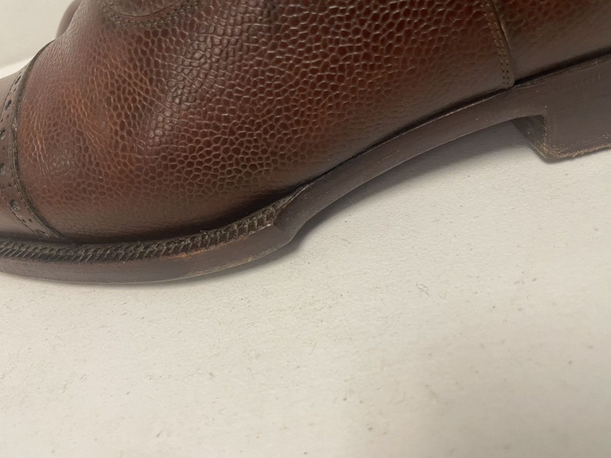 Cole Haan × Vintage Pebbled Leather Cap Toe Oxford Size US 9.5 / EU 42-43 - 6 Thumbnail