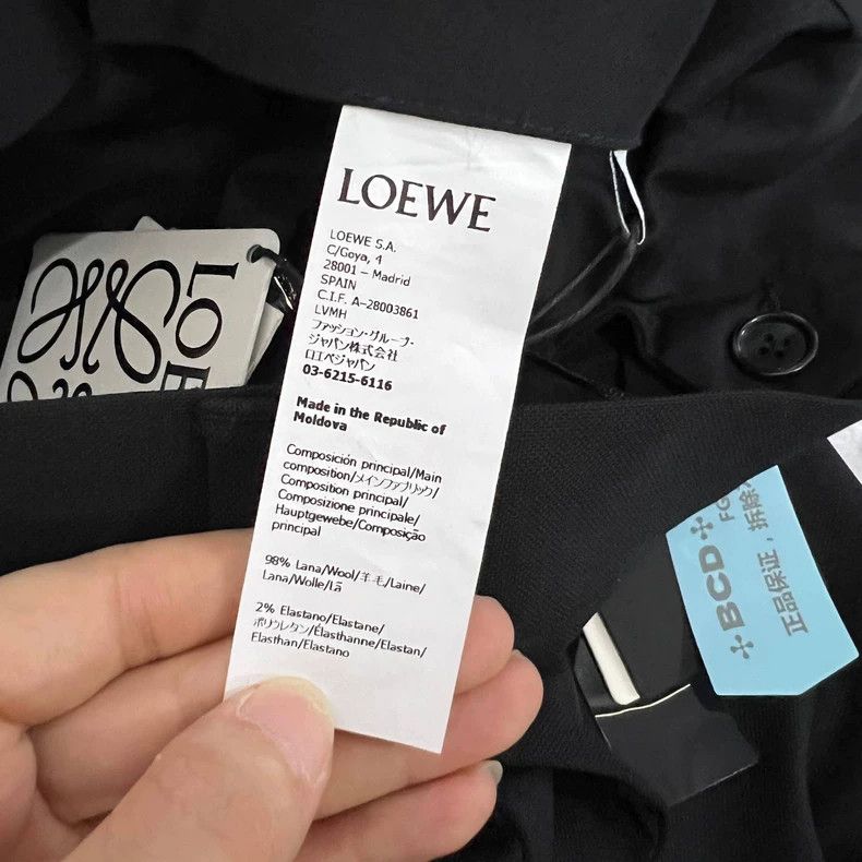 Loewe LOEWE Black pants Size 42" / US 20 - 5 Thumbnail