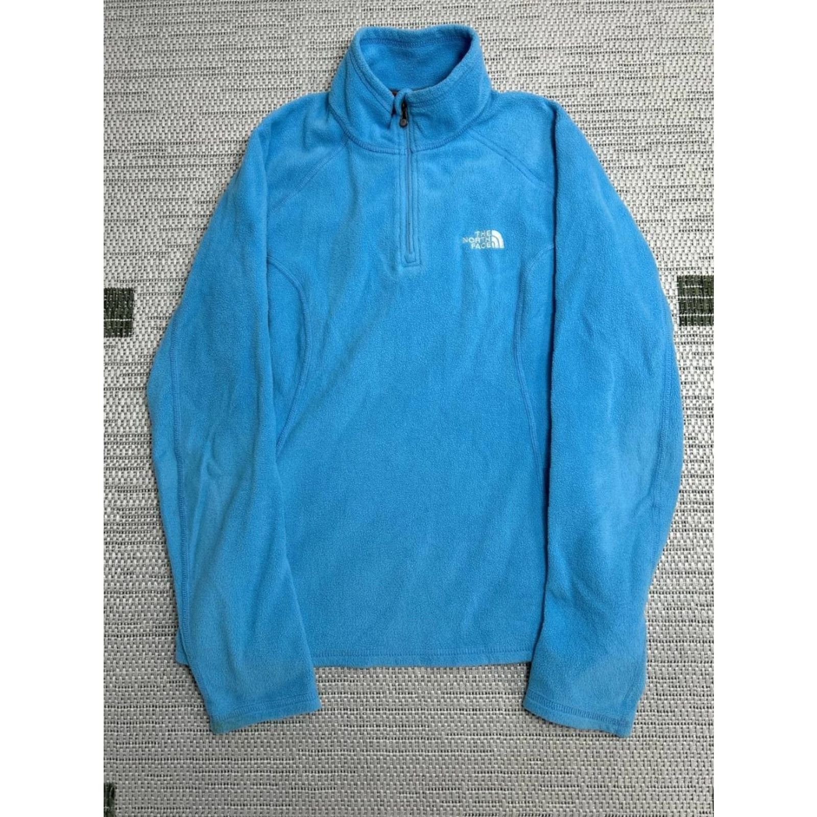 The North Face The North Face Jacket Women Small Blue Fleece Lined Mock Neck Quarter Zip Winter Size S / US 4 / IT 40 - 2 Thumbnail