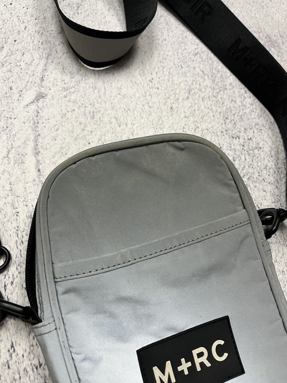 M+Rc Noir M+RC Noir Shoulder Bag Gray Reflective Rare Hype Streetwear Size ONE SIZE - 6 Thumbnail