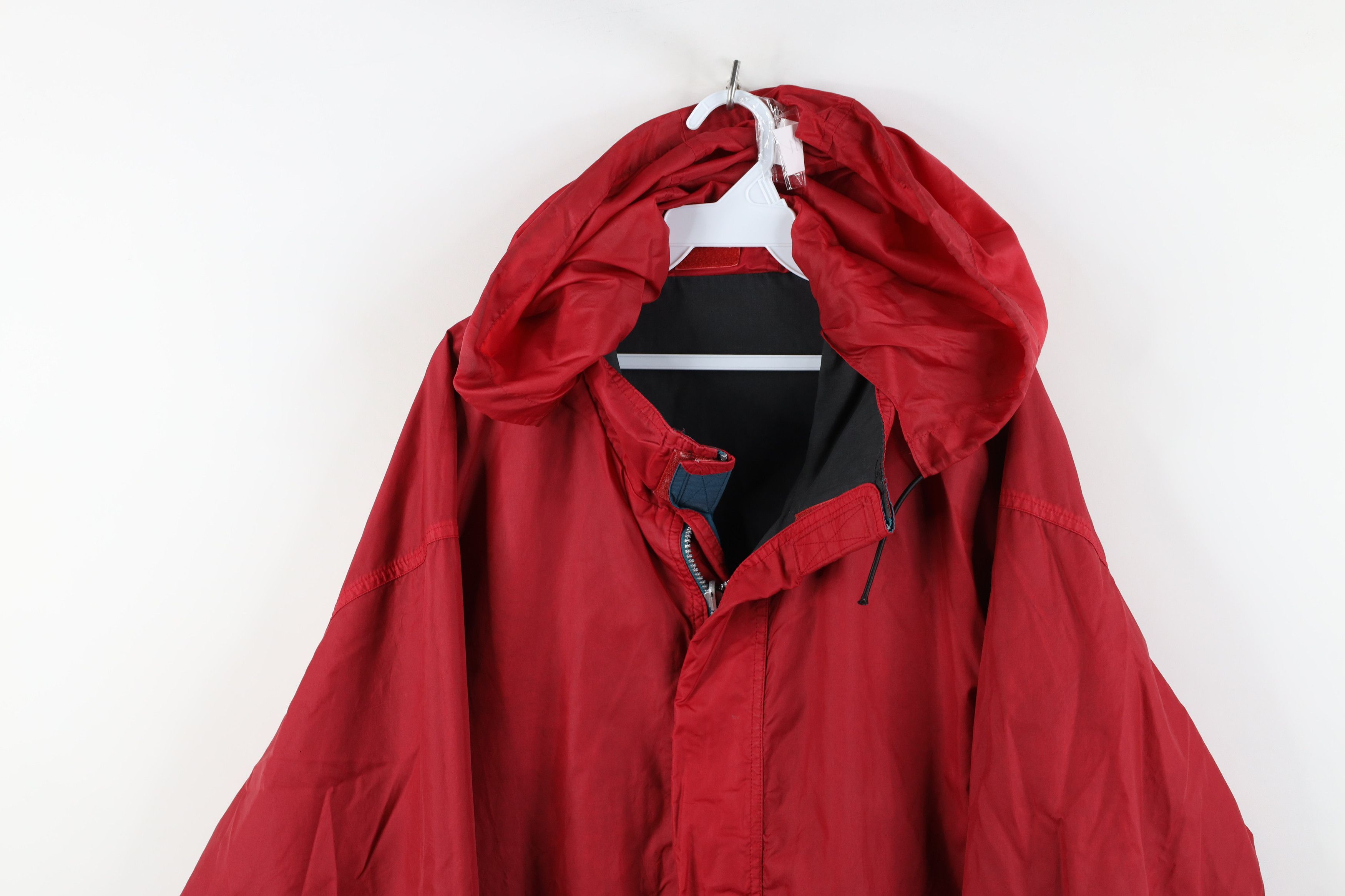 Vintage Vintage 90s Streetwear Reversible Hooded Sailing Jacket Size US XL / EU 56 / 4 - 13 Thumbnail