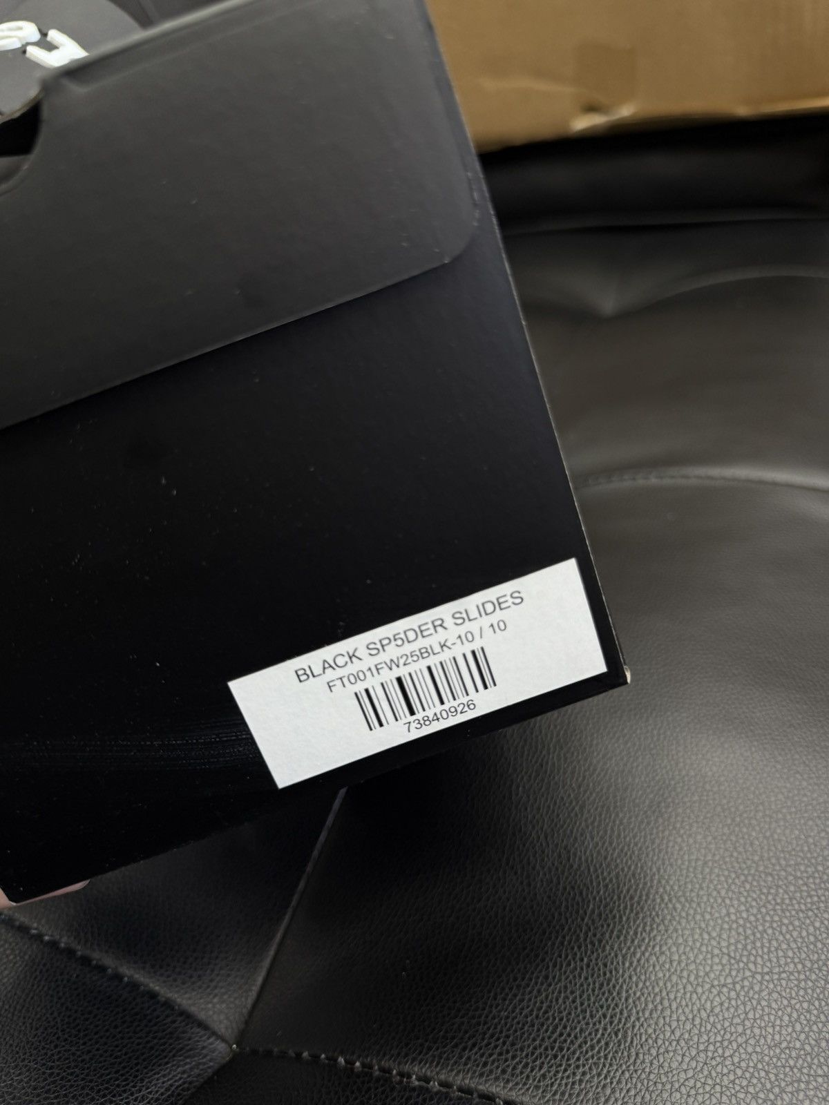 Sp5der Sp5der Slides Slip On Black Size 10 (Brand New) Size US 10 / EU 43 - 10 Thumbnail