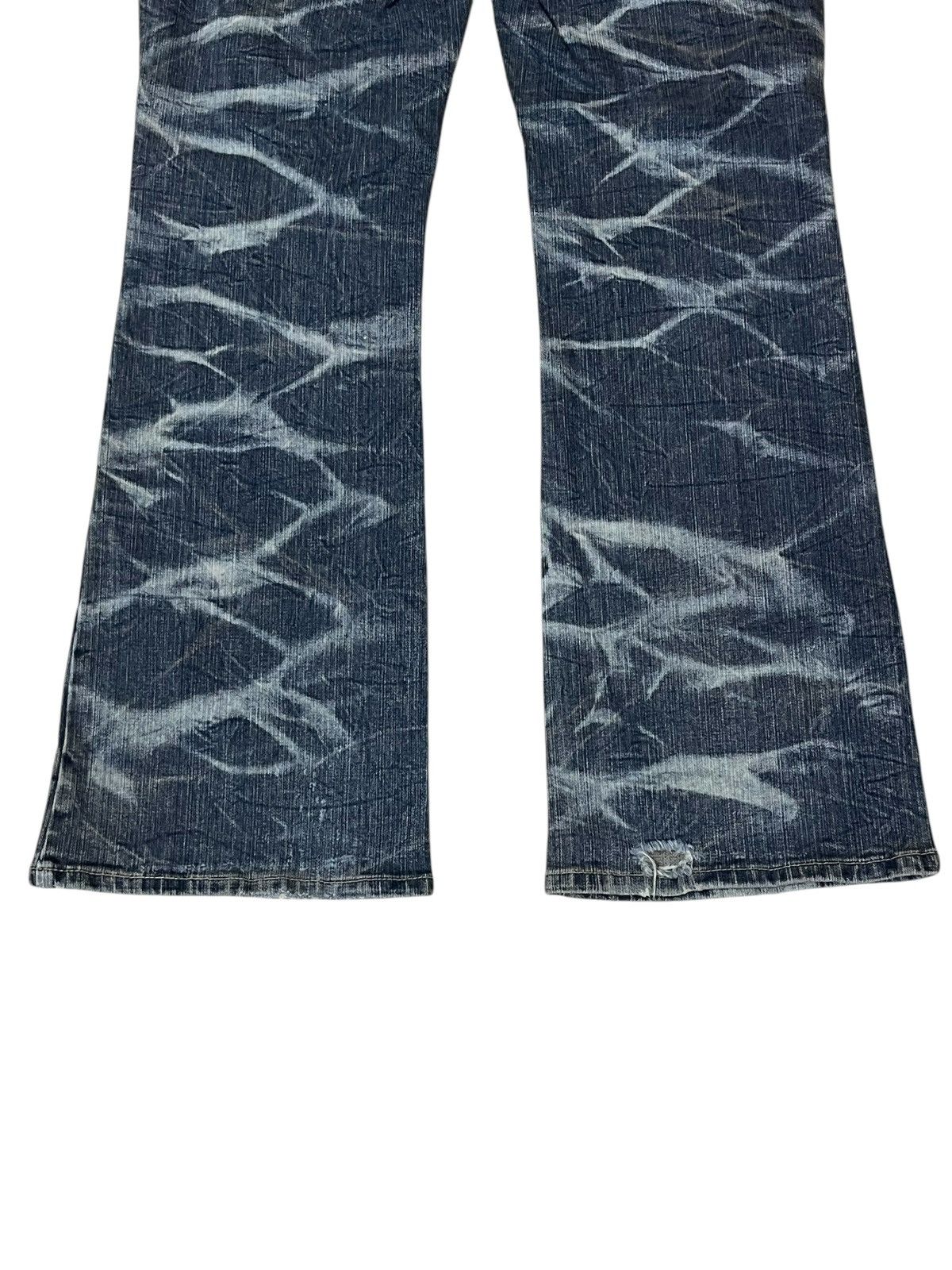 Tornado Mart SICK🔥JAPANESE BRAND HIP MAKE FLARED JEANS Size US 34 / EU 50 - 6 Thumbnail