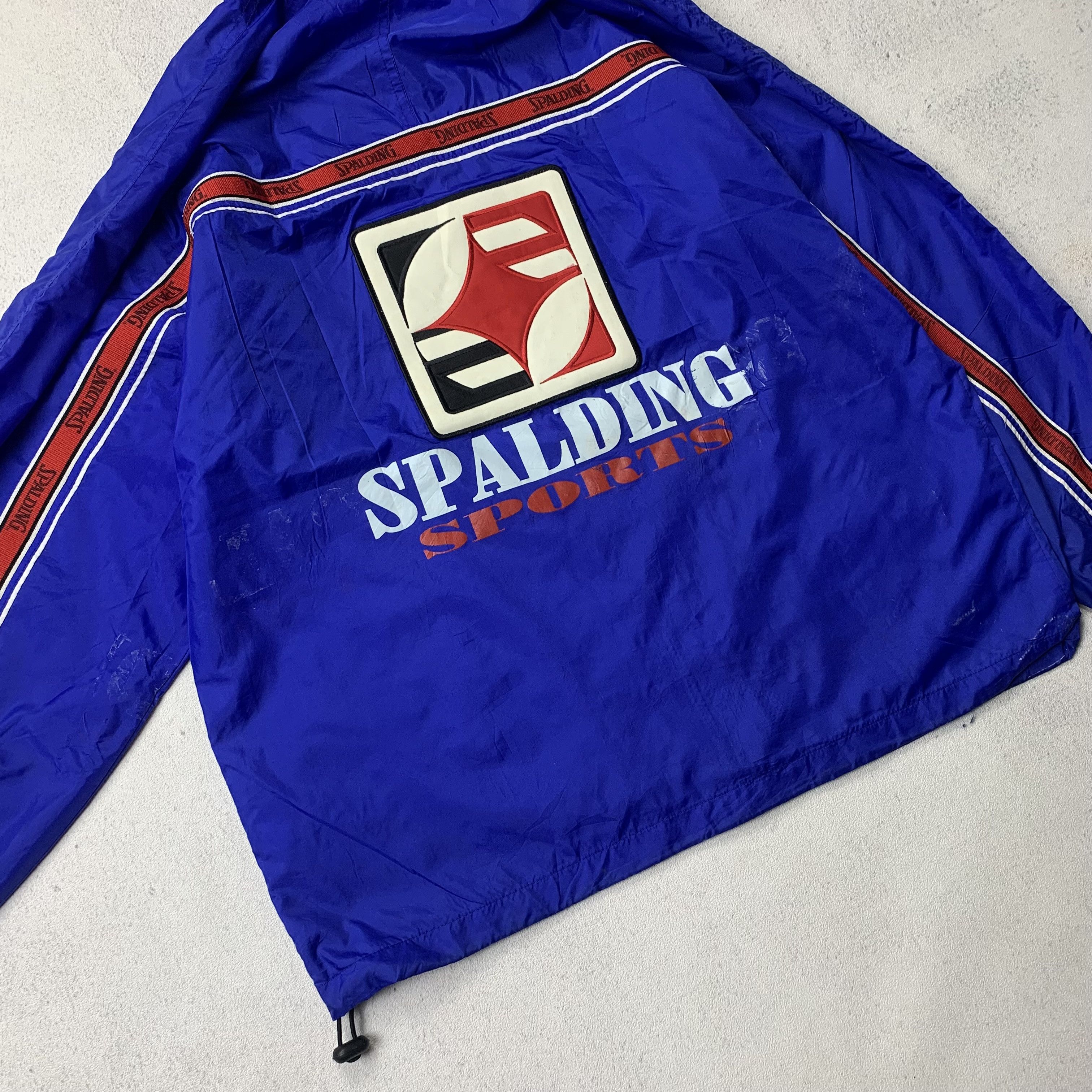 Spalding Vintage 90s Spalding Sports Jacket Hooded Size US S / EU 44-46 / 1 - 5 Thumbnail