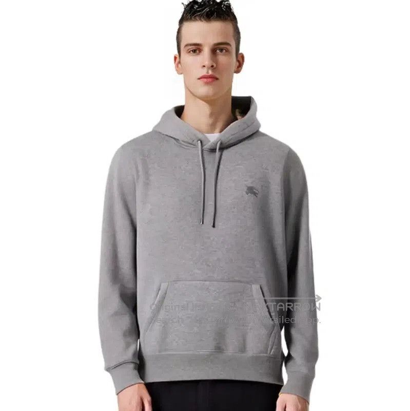 Burberry Burberry Gray Cotton Men's Hoodie. Size US L / EU 52-54 / 3 - 3 Thumbnail
