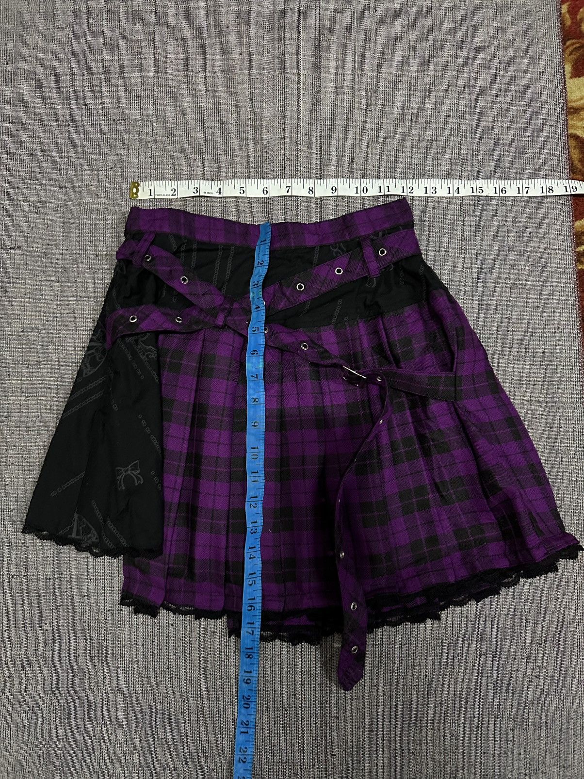 Seditionaries RARE‼️ BLOOD STORM Mad Punk Grunge Goth Very Rare Mini Skirts Size 24" / US 00 / IT 34 - 9 Thumbnail