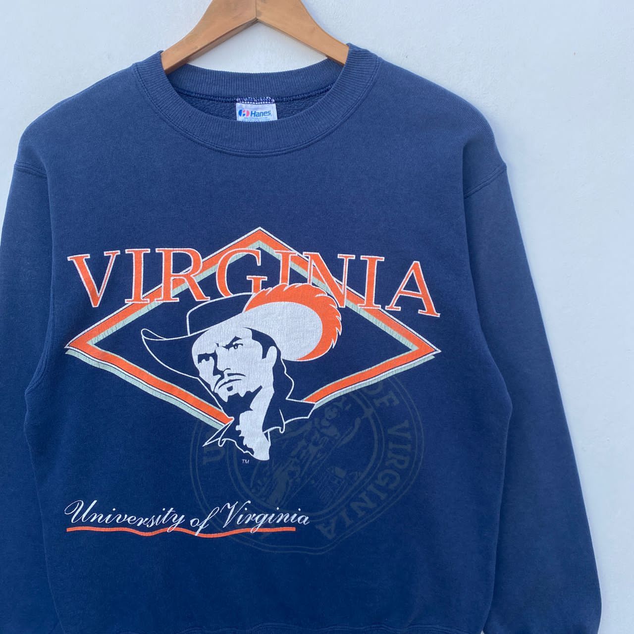 Vintage VINTAGE UNIVERSITY OF VIRGINIA SWEATSHIRT MEDIUM PULLOVER Size US M / EU 48-50 / 2 - 3 Thumbnail