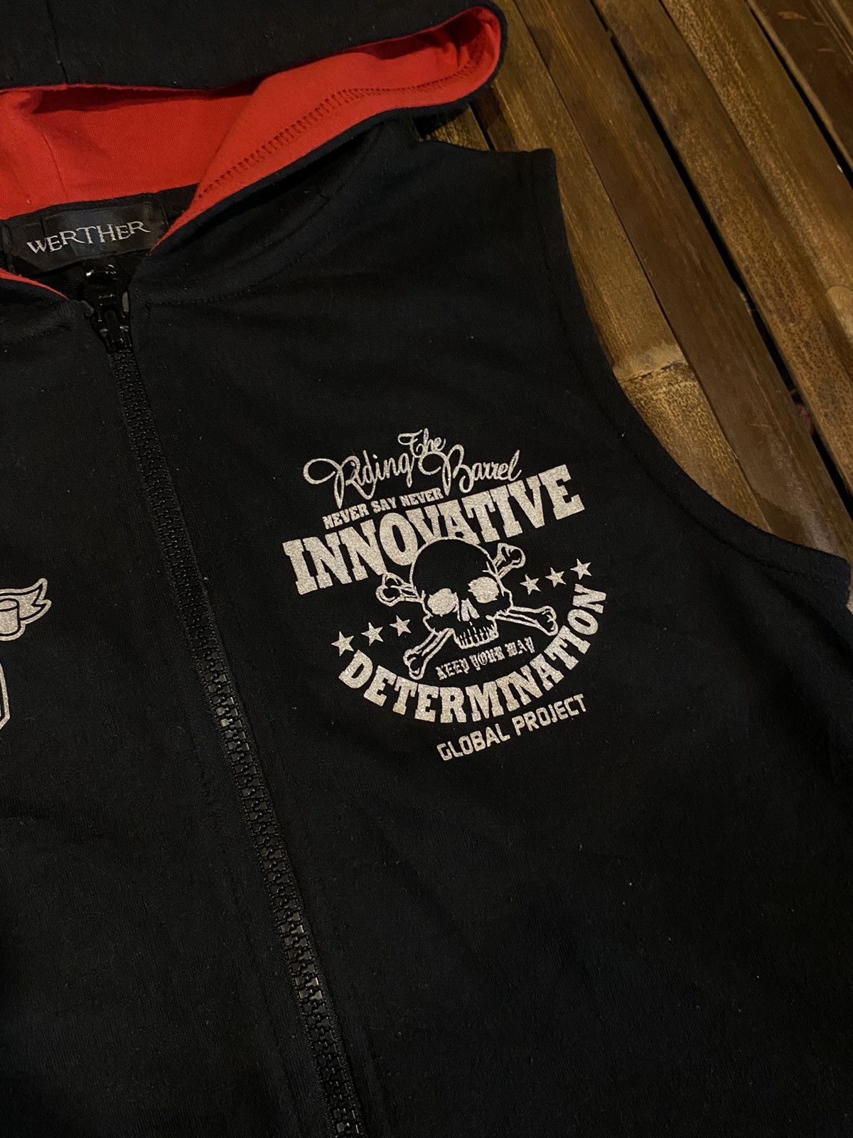 Japanese Brand WERTHER PUNK STYLE HOODIE Size US S / EU 44-46 / 1 - 5 Thumbnail