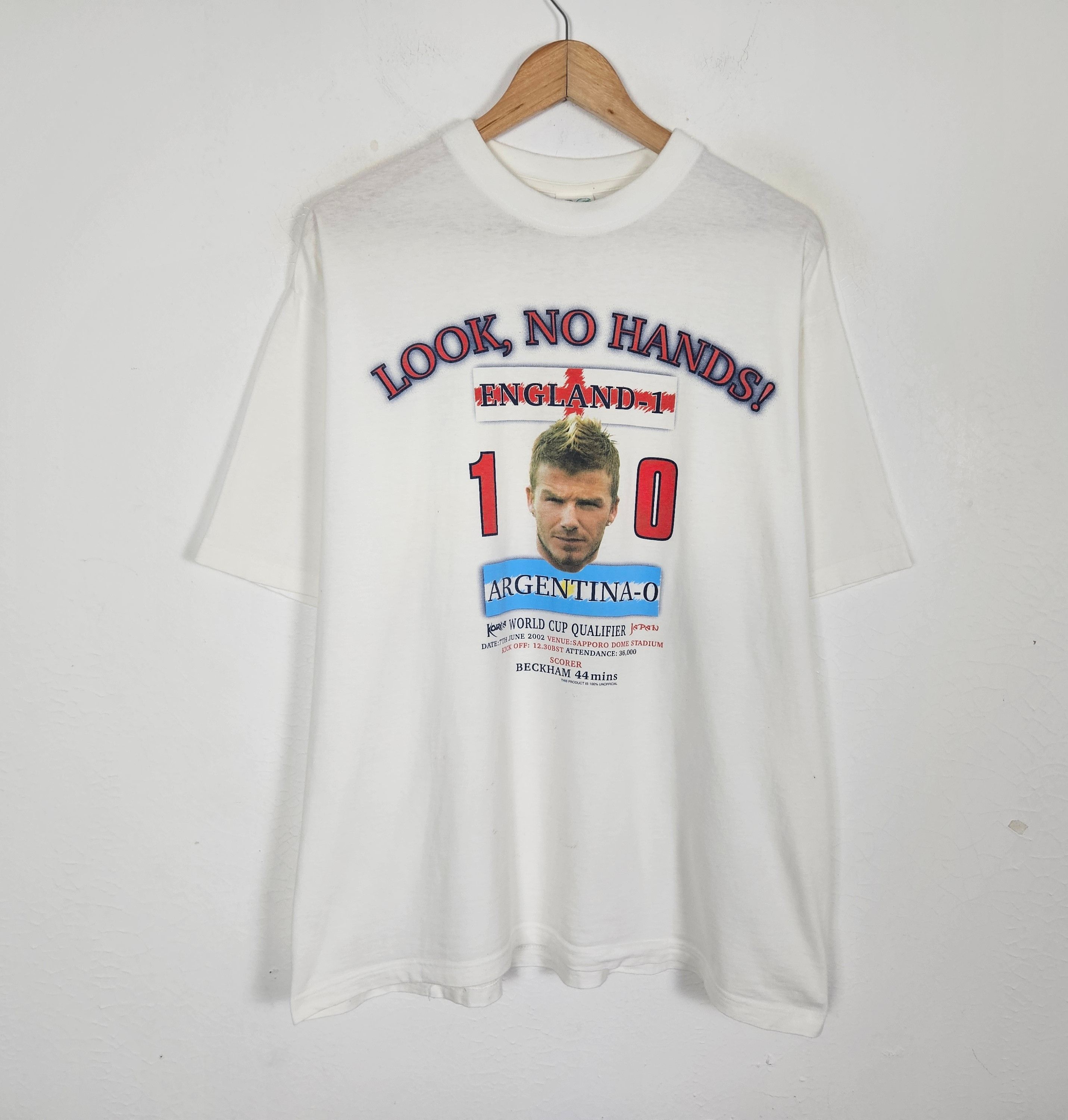 Vintage Vintage David Beckham England vs Argentina world cup shirt Size US XL / EU 56 / 4 - 2 Thumbnail