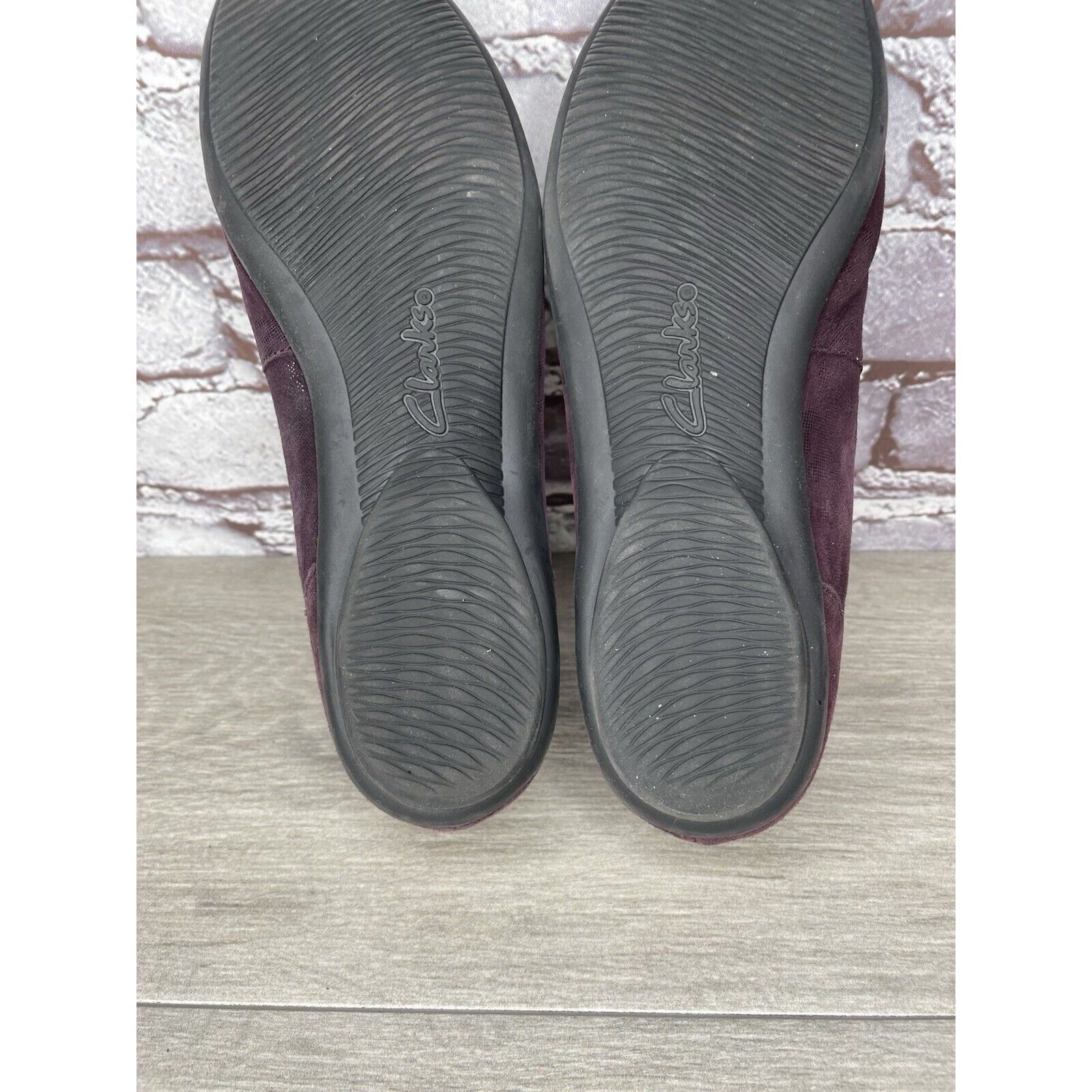 Clarks Clarks Collection Soft Cushion Purple Shimmer Ballet Flats W Size US 7.5 / IT 37.5 - 9 Thumbnail
