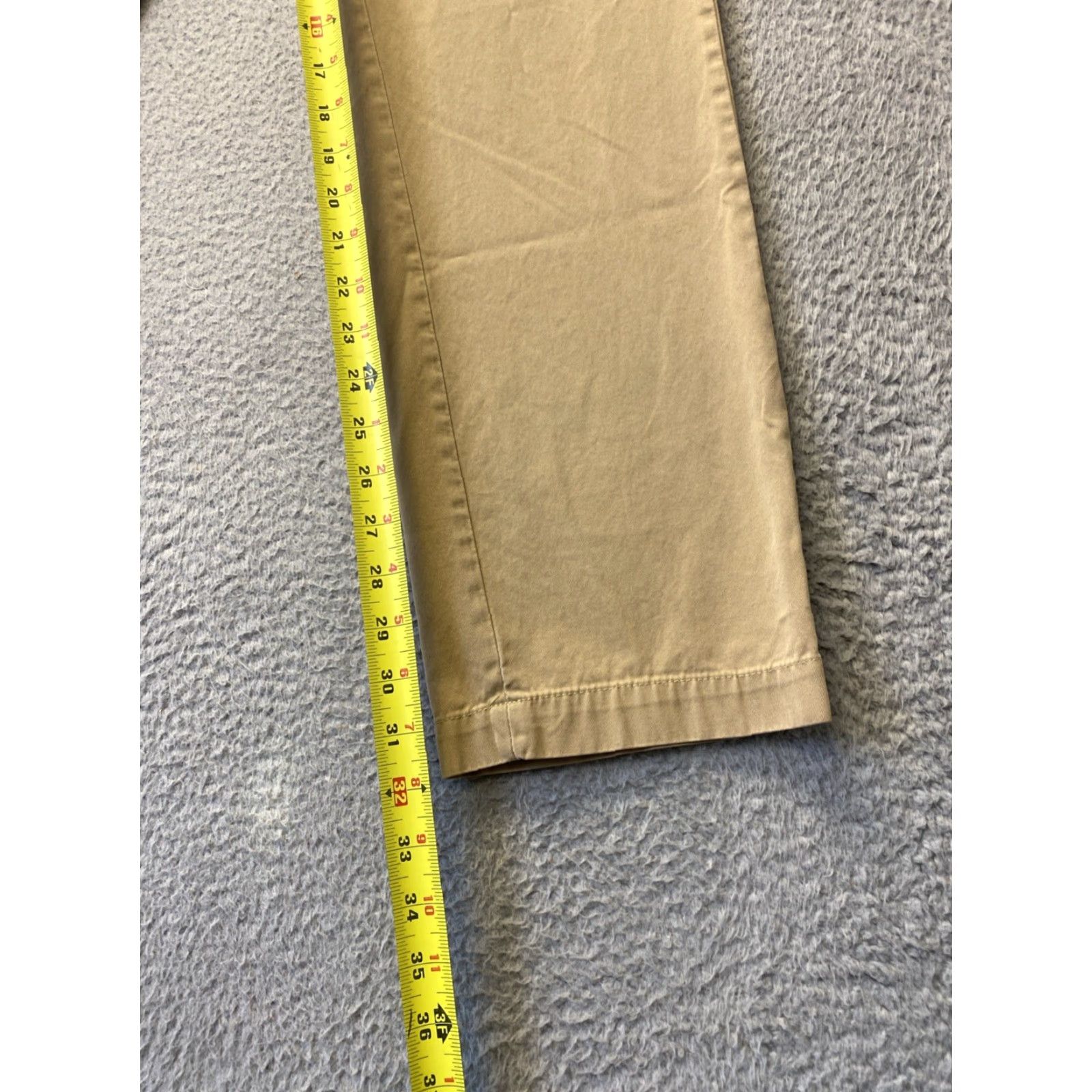 Banana Republic Banana Republic Chino Pants Men 32x32 Khaki Flat Front Straight Leg Button Zip Regular 32in Khaki Mens Pants Chino 32 Regular Ban Republic? Size US 32 / EU 48 - 5 Thumbnail