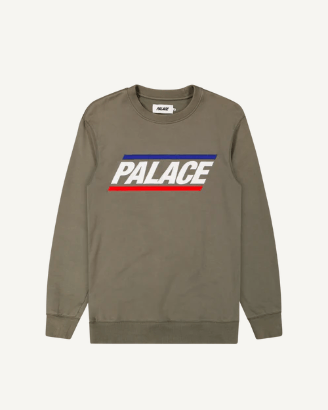image of Palace - Basics Logo in Khaki, Men's (Size Large)