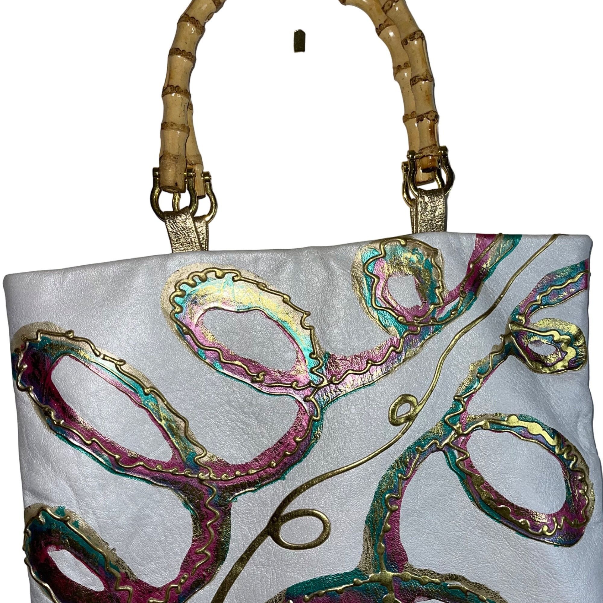 Vintage Terry Toni Vintage Womens Tote Bag White Size ONE SIZE - 6 Thumbnail