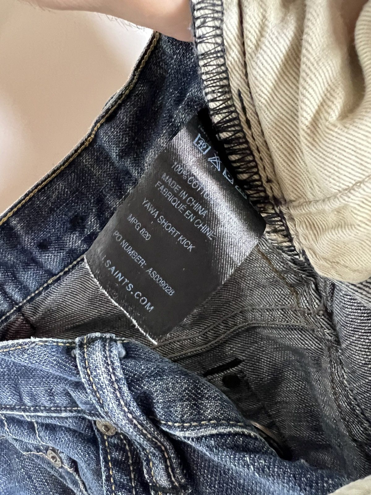 Allsaints AllSaints Yawa Short Kick Denim Pants Size US 30 / EU 46 - 6 Thumbnail
