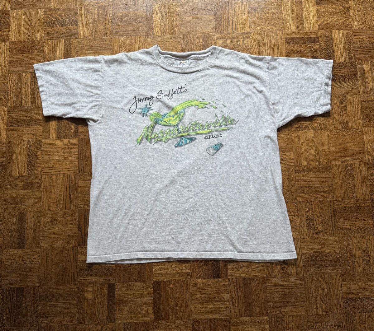 Vintage Vintage 80s Jimmy Buffett Margaritaville Graphic Tee Size US XXL / EU 58 / 5 - 1 Thumbnail