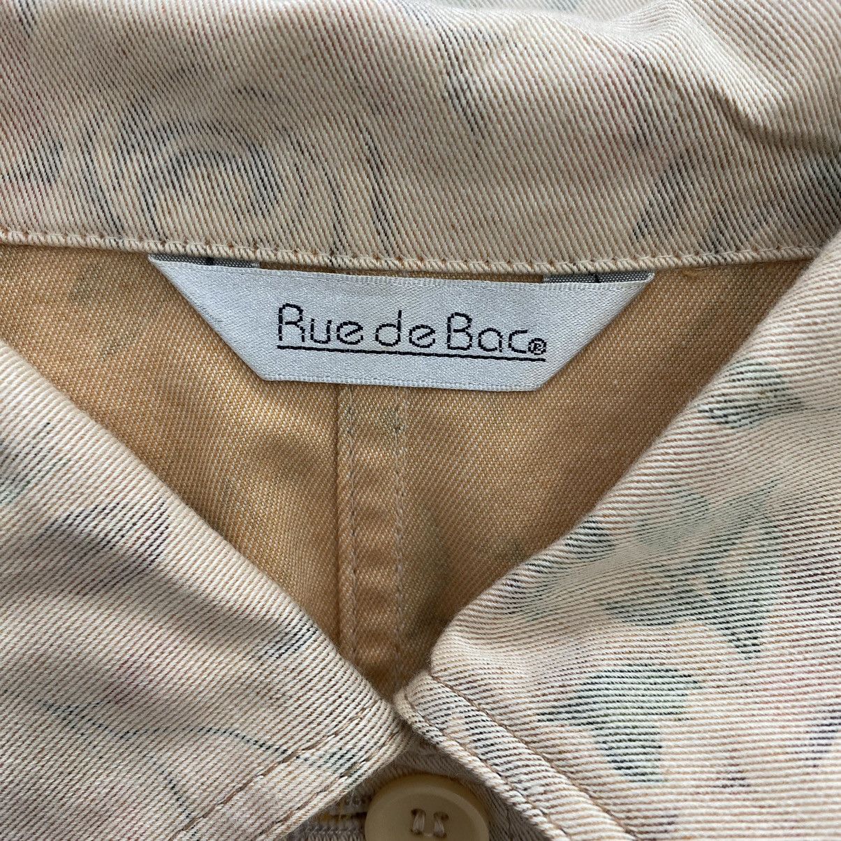 Japanese Brand RUE DE BAC Japanese Brand Floral Overprint Blazer Coat Size M / US 6-8 / IT 42-44 - 4 Thumbnail