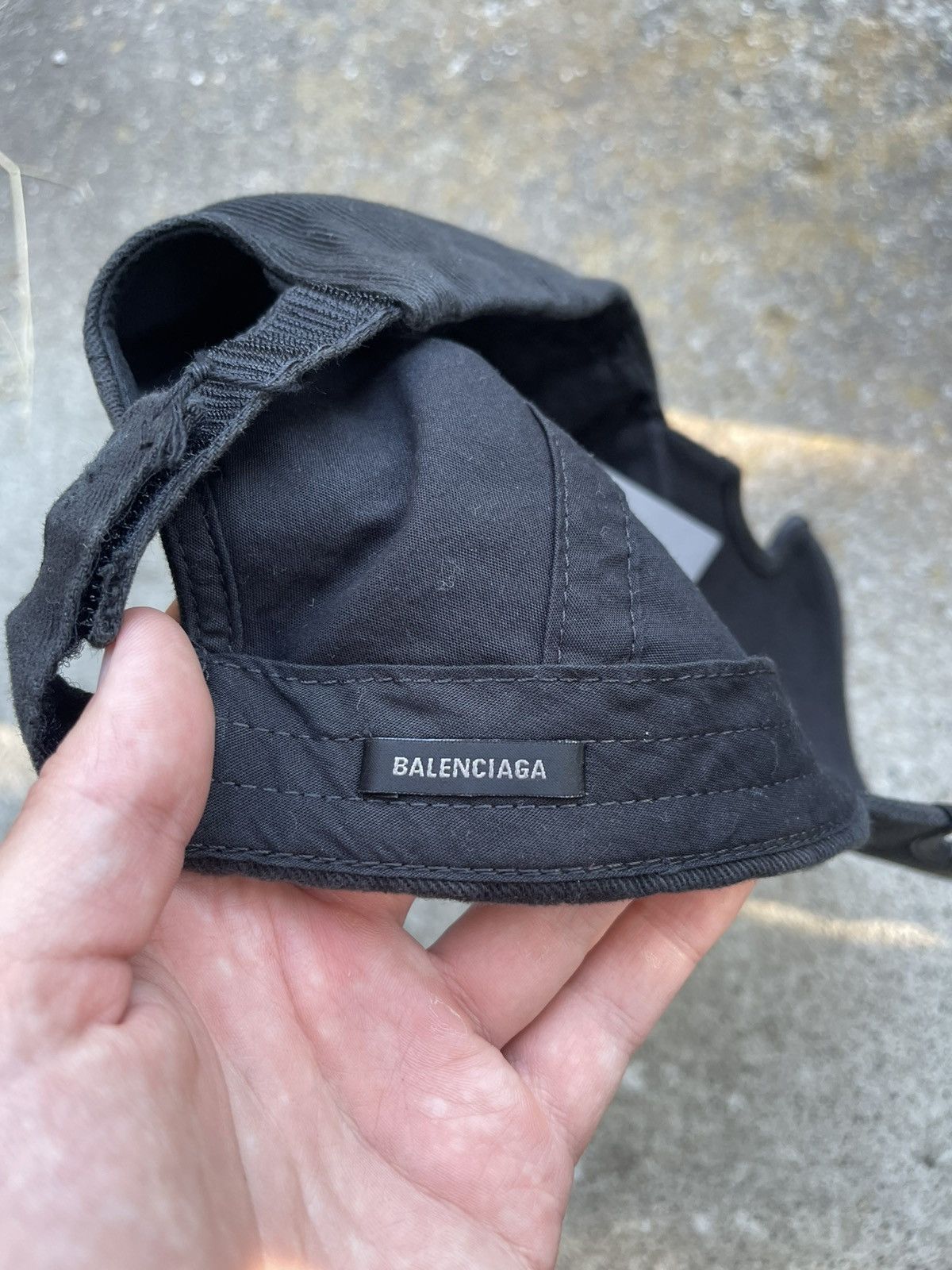 Balenciaga Balenciaga Bernie Political Distressed Notch Gaffer Cap NWT Size ONE SIZE - 5 Thumbnail