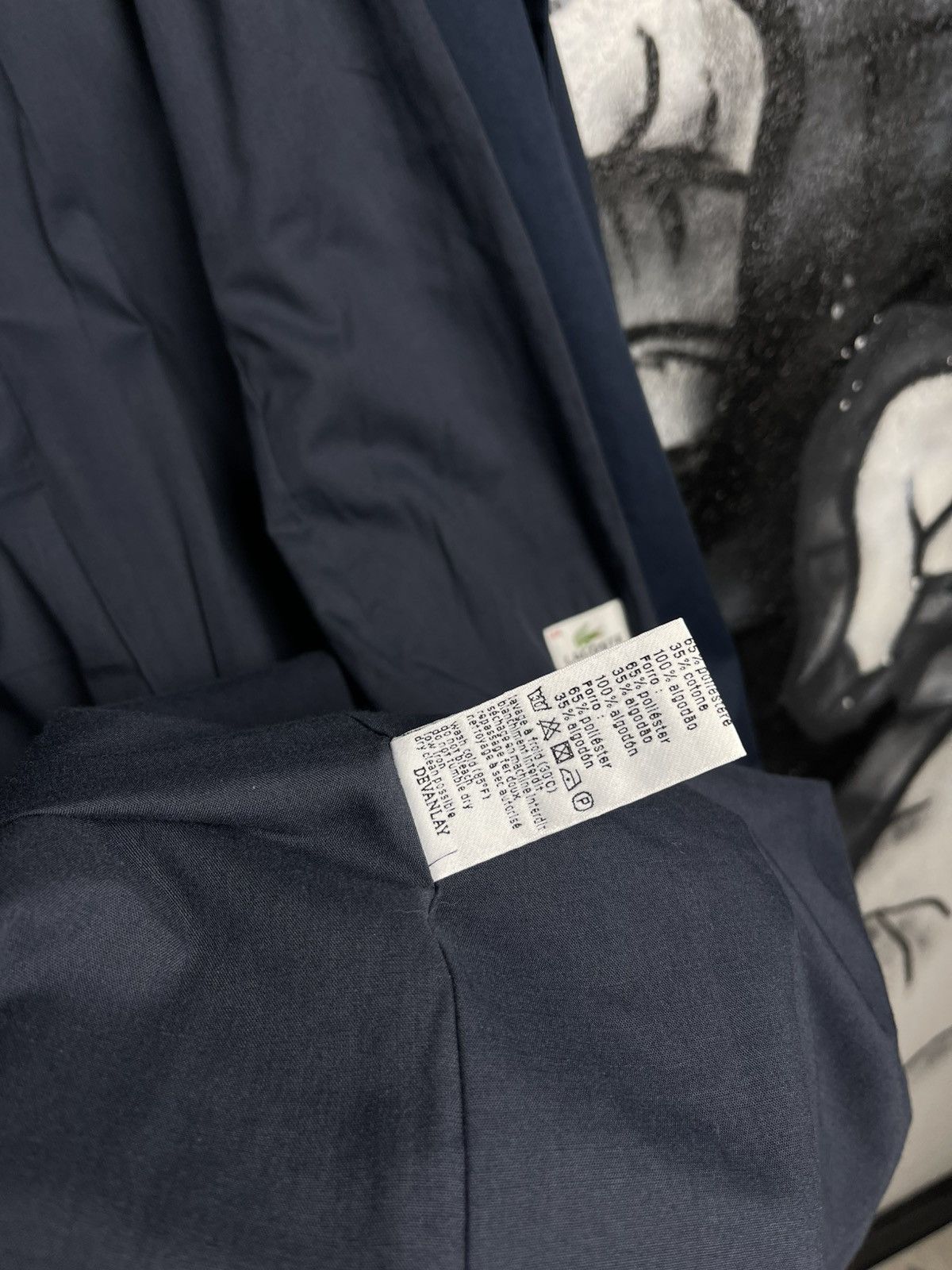 Lacoste Vintage Lacoste Dark Blue Casual Luxury Trench Coat Women’s Size L / US 10 / IT 46 - 18 Thumbnail