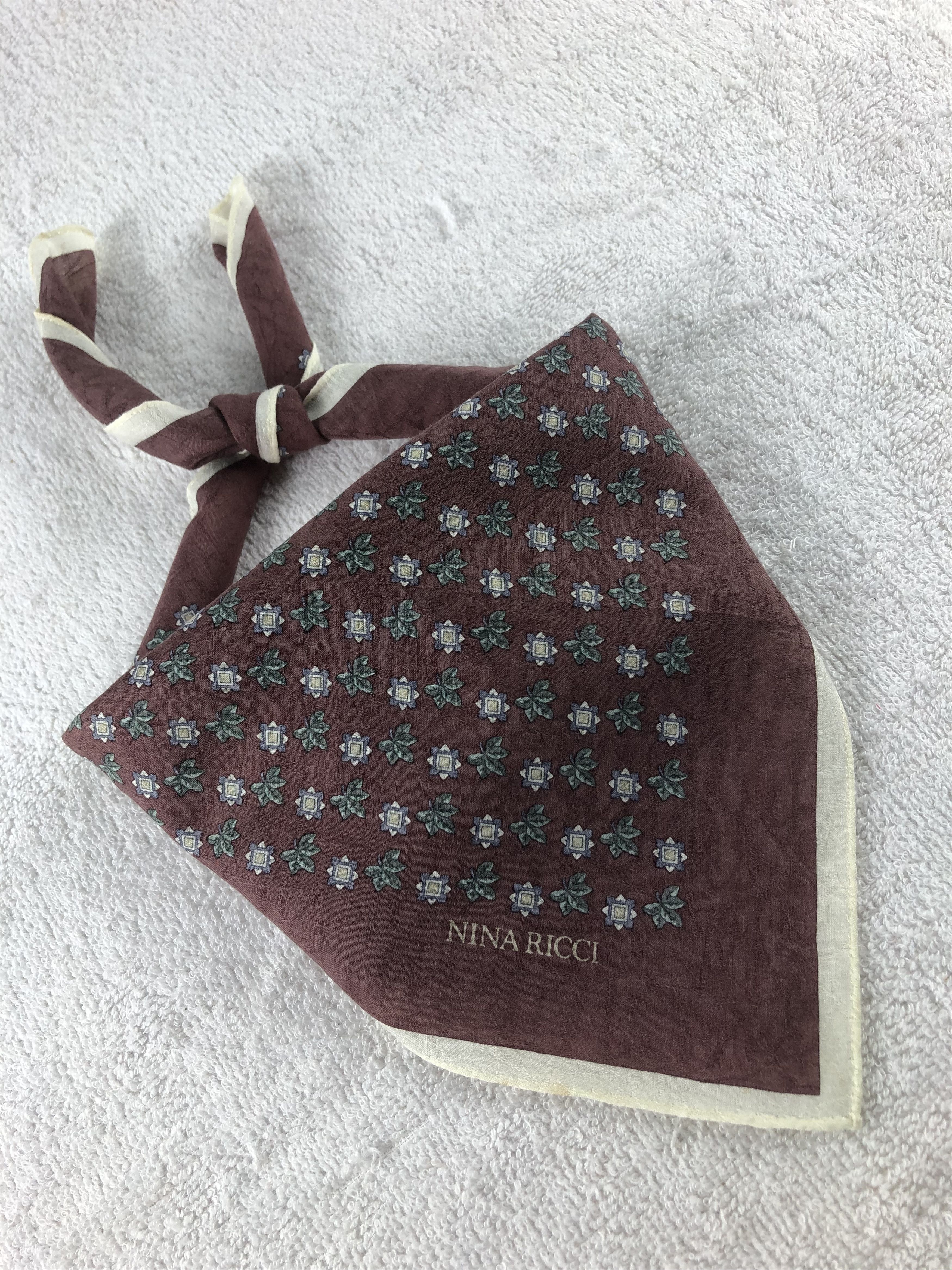 Nina Ricci × Vintage Nina Ricci Handkerchief / Bandana / Neckerchief Size ONE SIZE - 2 Thumbnail