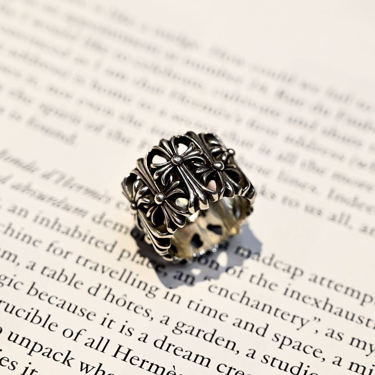 Chrome Hearts CHROME HEARTS CEMETERY RING SILVER Size 26 - 3 Thumbnail