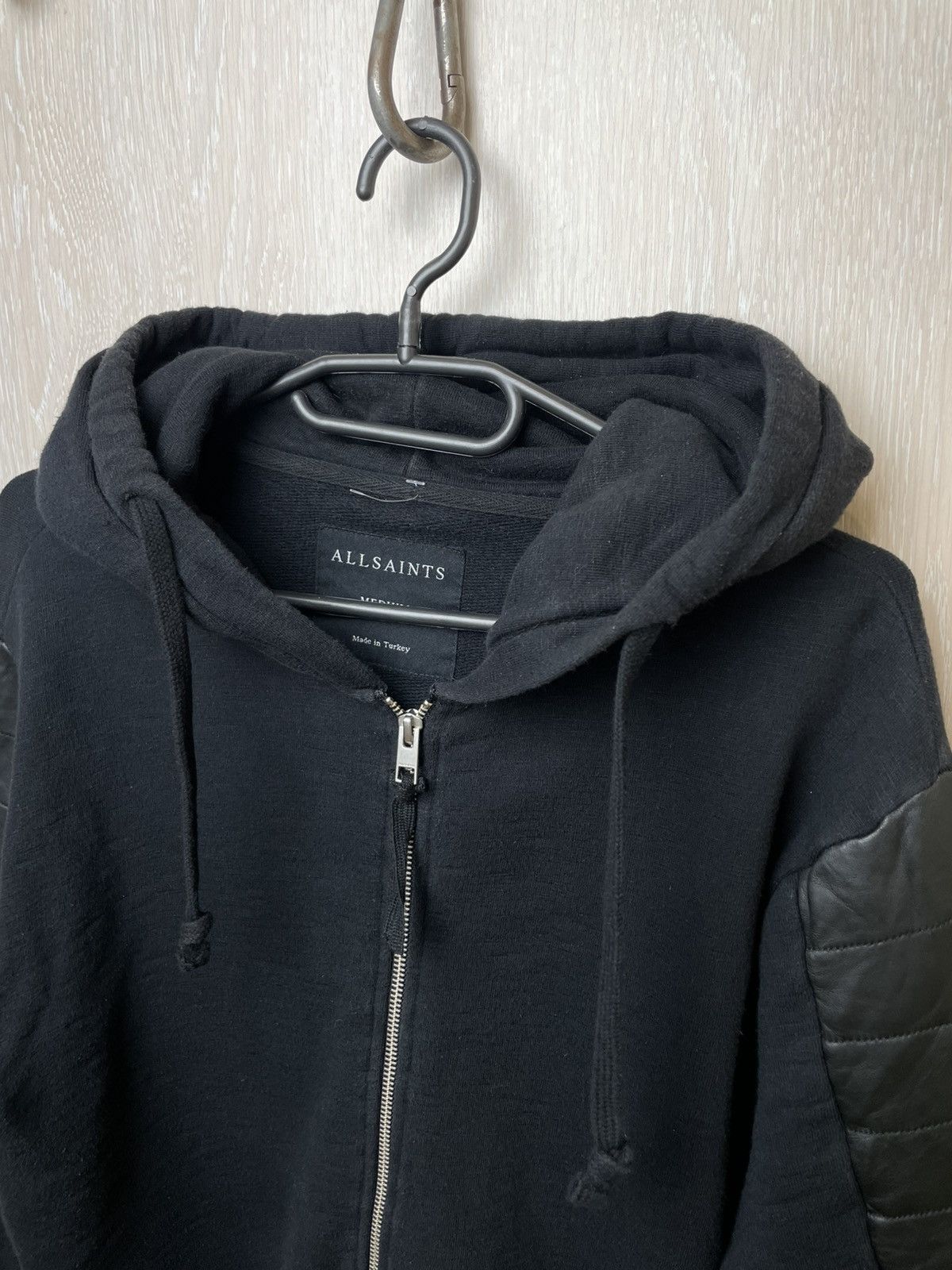 Allsaints AllSaints Black Zip Hoodie Medium Size US M / EU 48-50 / 2 - 3 Thumbnail