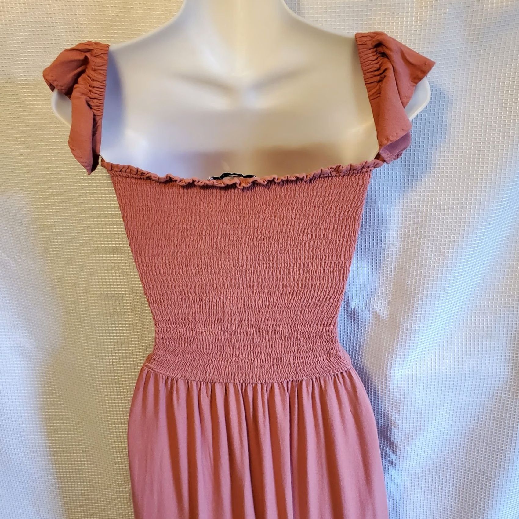 Young Fabulous & Broke Young Fabulous & Broke Off Shoulder Maxi Dress XS Terracotta Pink Boho Faux Wrap Off Shoulder Maxi Dress Womens XS Pink Bohemian 90s? Size XS / US 0-2 / IT 36-38 - 7 Thumbnail