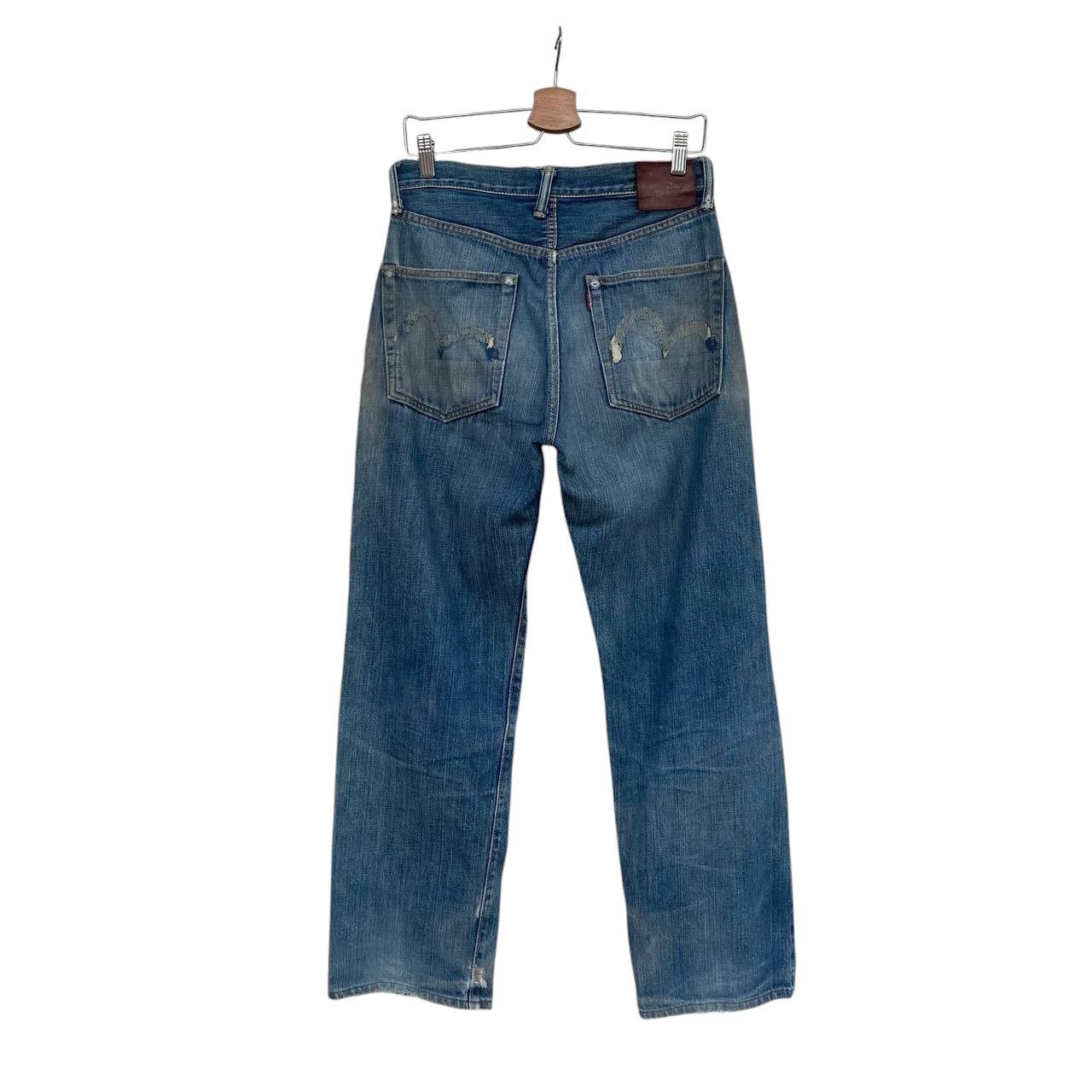 Evisu × Vintage VINTAGE EVISU JAPAN SELVEDGED DAICOCK DISTRESSED BJ07-09 Size US 29 - 13 Thumbnail