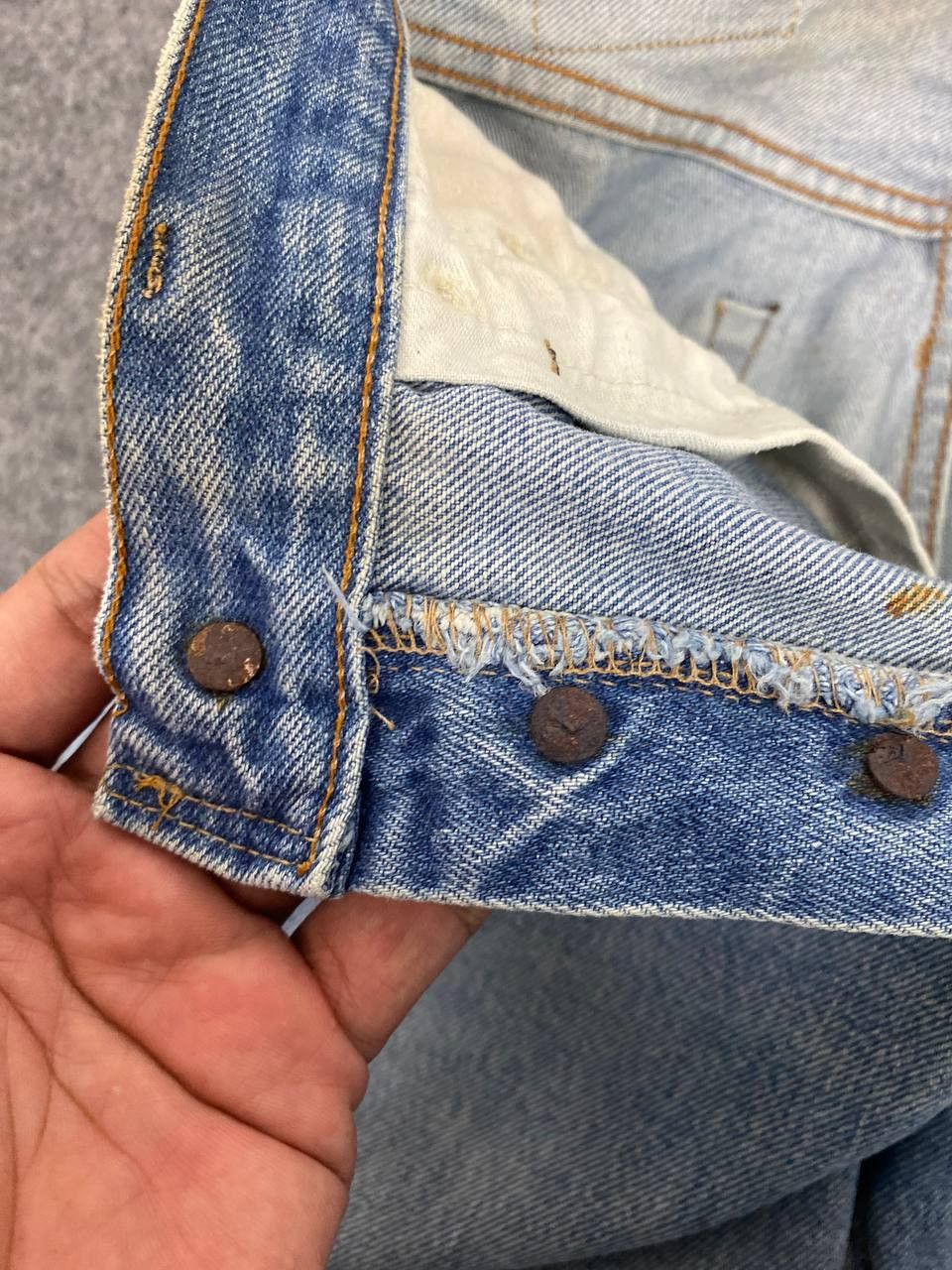 Levi's vintage levis 501 redline selvedge denim nice design Size US 28 / EU 44 - 15 Thumbnail