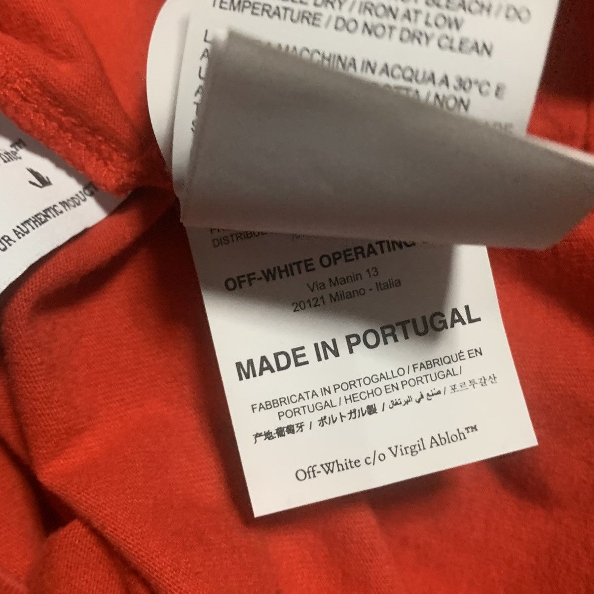Off-White Off White Small Mona Lisa Arrows Red Tee Virgil Abloh Size US S / EU 44-46 / 1 - 9 Thumbnail
