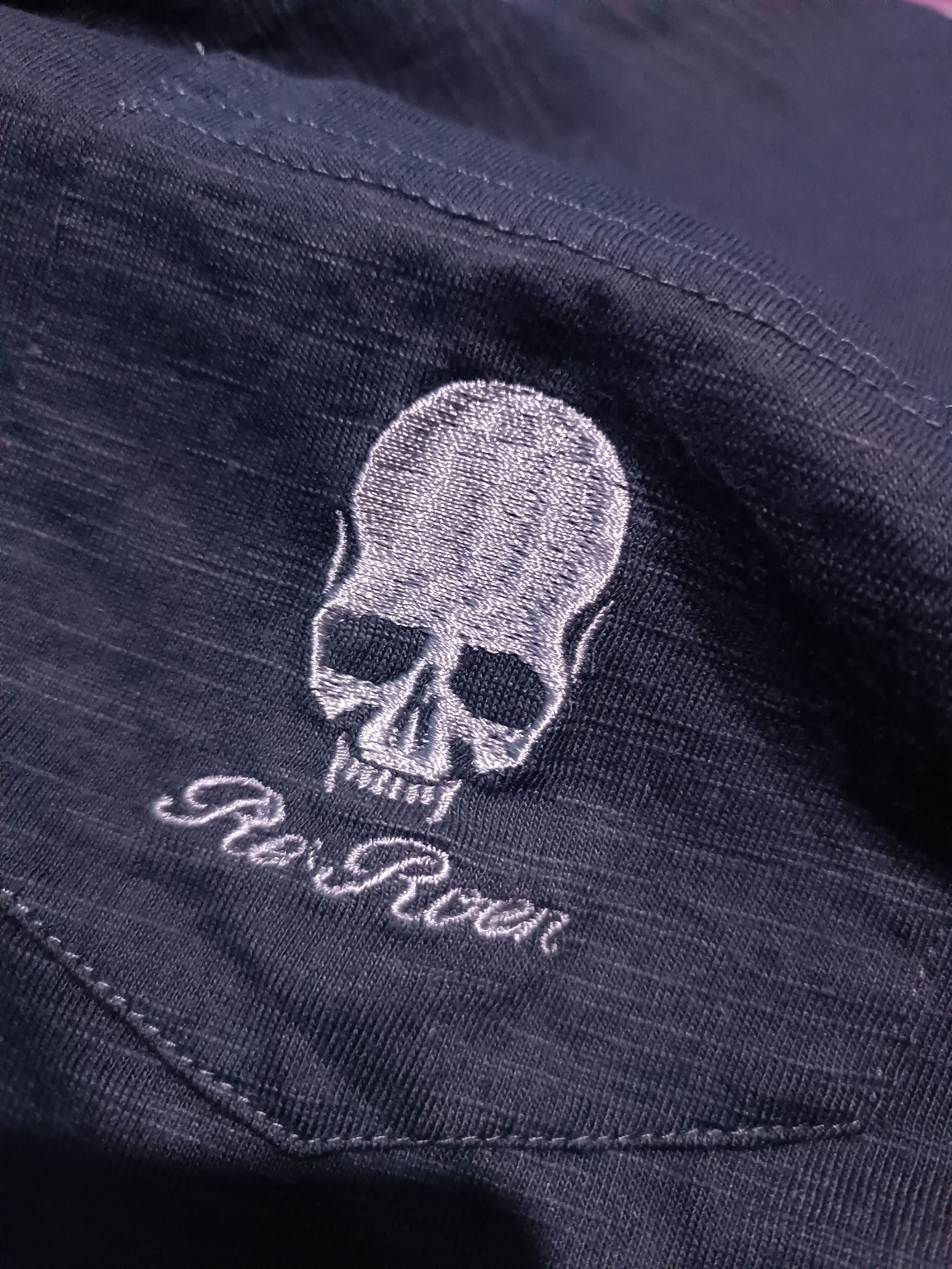 Roen Re:Reon Long Sleeve T-shirt Pocket Skull Size US XL / EU 56 / 4 - 5 Thumbnail
