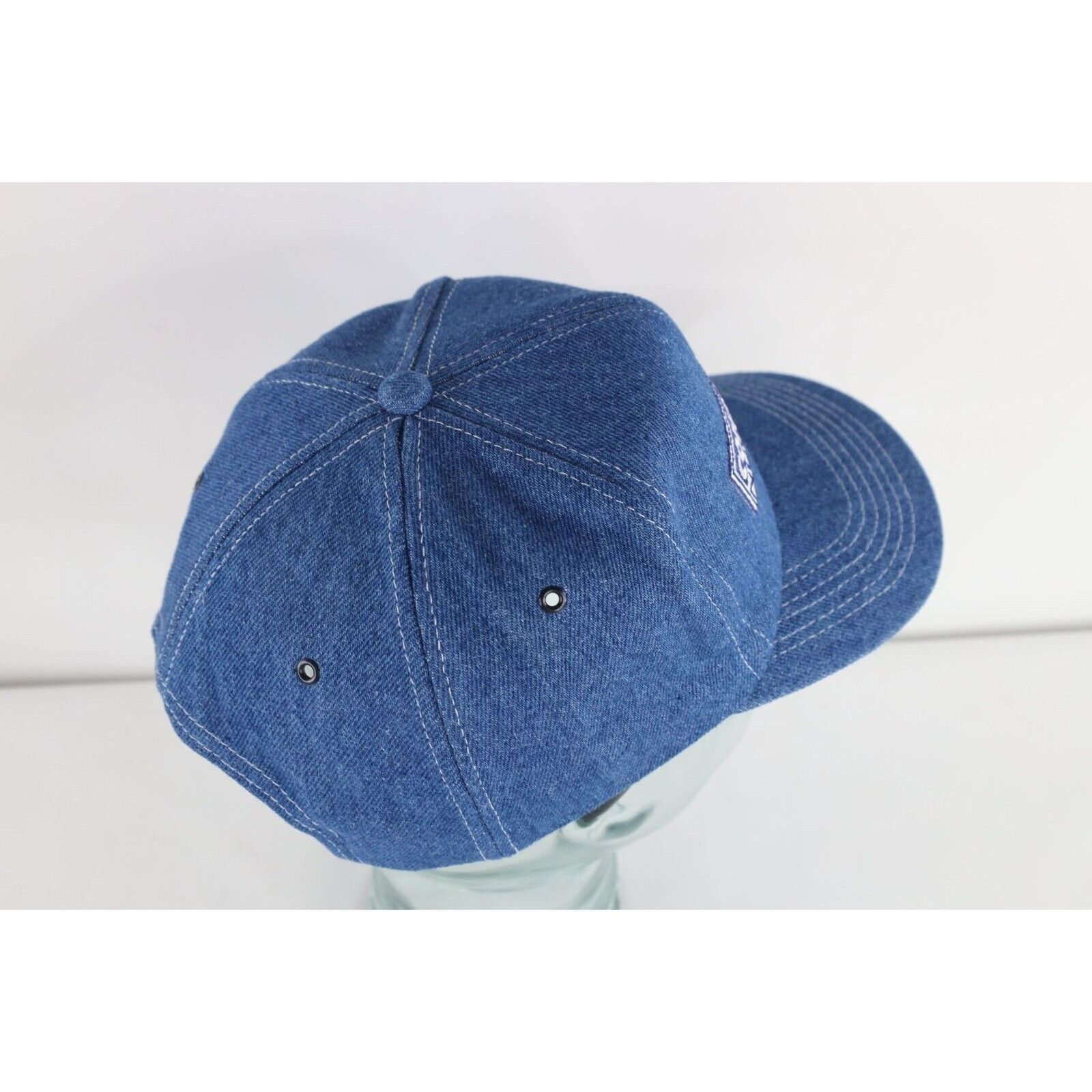 Vintage Deadstock Vintage 80s 90s K Products Nutrition Denim Hat Size ONE SIZE - 5 Thumbnail