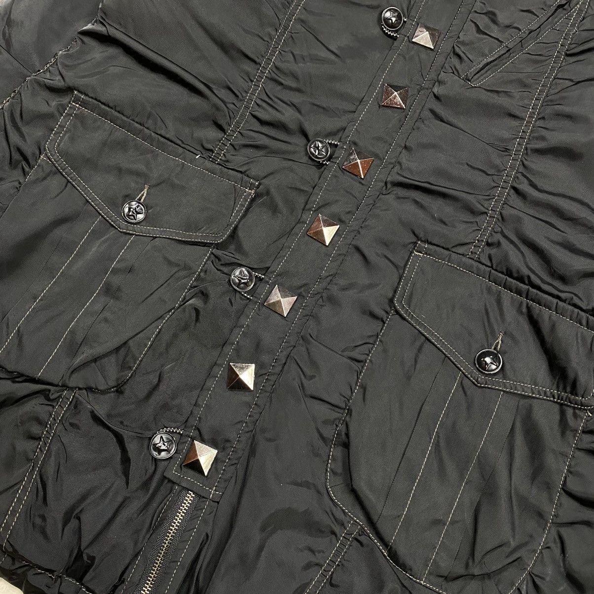If Six Was Nine Algonquins Studded Fur Parka Jacket Size US M / EU 48-50 / 2 - 6 Thumbnail