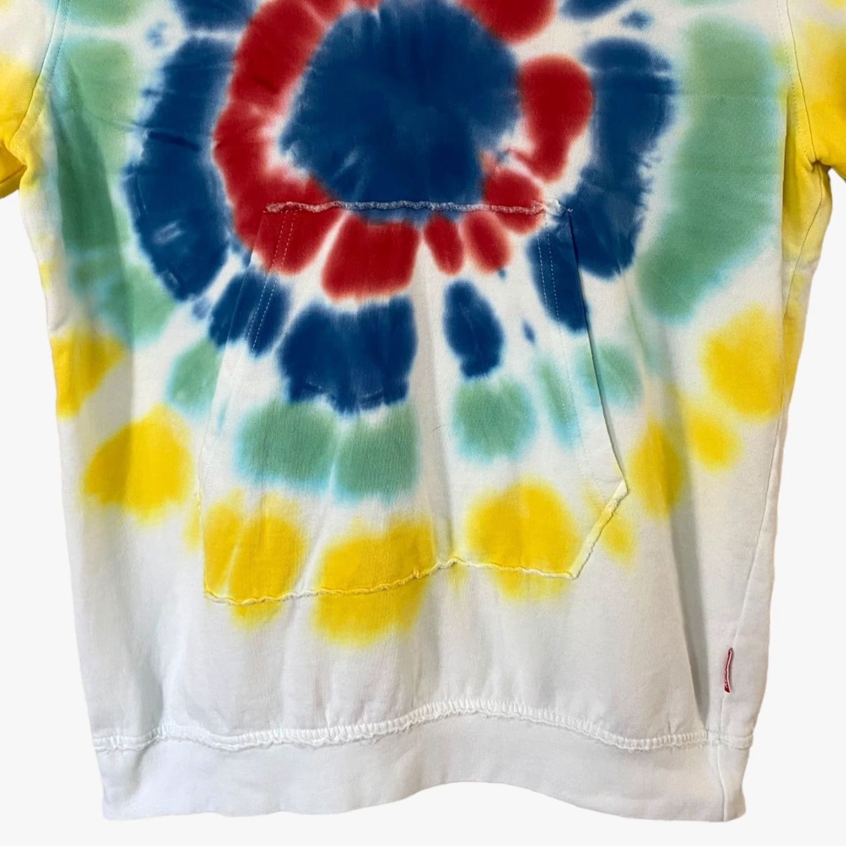 Vintage VINTAGE The laundry Room Tie-Dye Surfer Hoodie Sweatshirt White XL Long-Sleeve Mens Pullover Cotton Blend Pockets New Size US XL / EU 56 / 4 - 6 Thumbnail