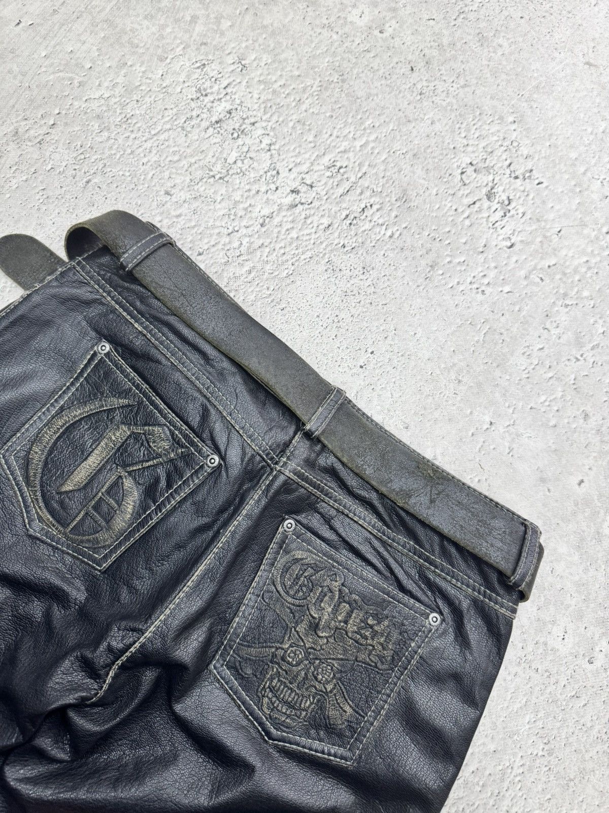 Hysteric Glamour Rare eagle buckle Avant garde leather belt diesel style y2k Size ONE SIZE - 6 Thumbnail