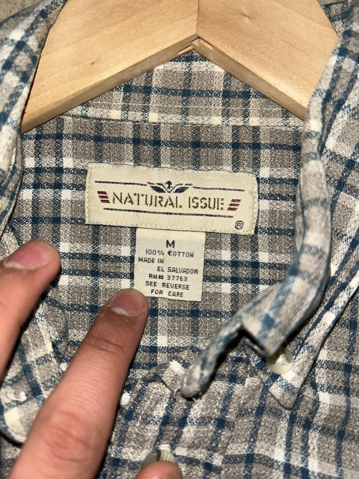 Natural Issue Vintage Natural Issue Button Up Short Sleeve T-Shirt Size US M / EU 48-50 / 2 - 3 Thumbnail