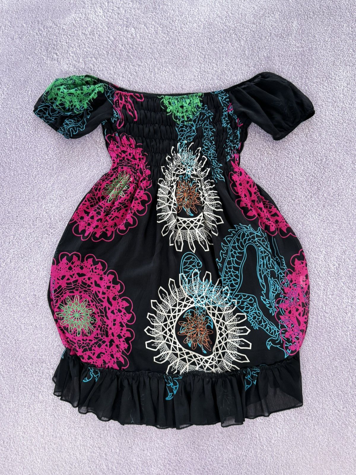 Japanese Brand Japan Aesthetic Glamour Y2K Midi Dress Size M / US 6-8 / IT 42-44 - 2 Thumbnail