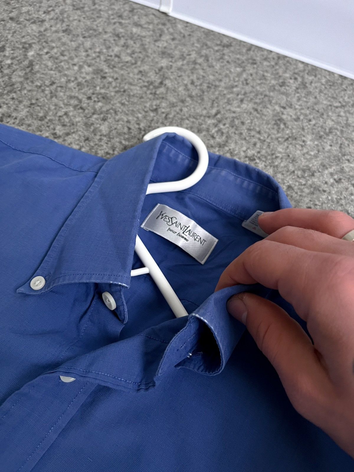 Saint Laurent Paris × Yves Saint Laurent VINTAGE YVES SAINT LAURENT CLASSIC SHIRT SZ 15/5 39 Size US M / EU 48-50 / 2 - 6 Thumbnail