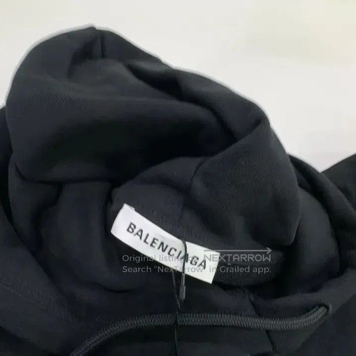 Balenciaga Balenciaga Graphic Logo Black Hoodie for Men. Size US S / EU 44-46 / 1 - 6 Thumbnail