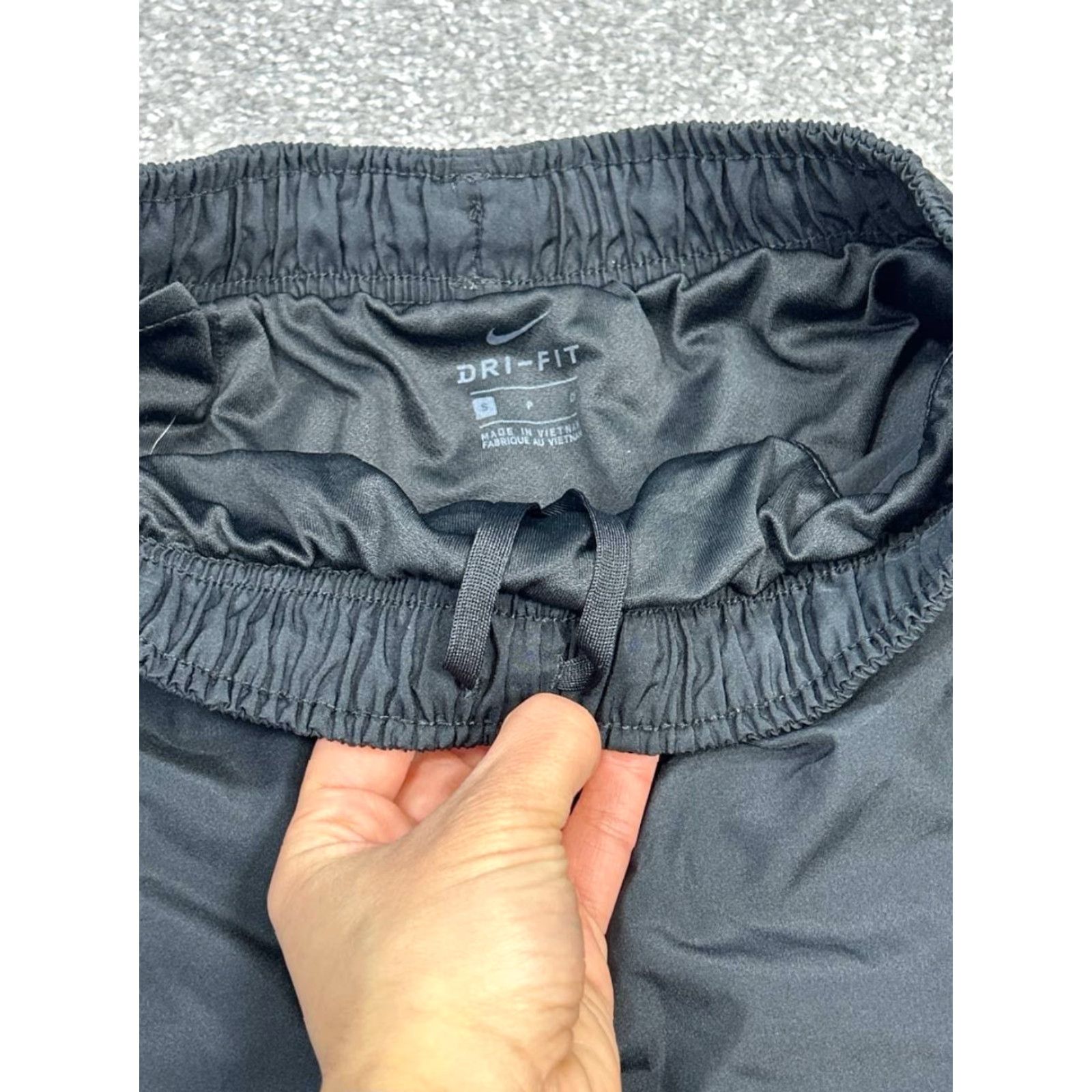 Nike Nike Running Tempo Shorts Womens Small Black Dri Fit Brief Liner Swoosh Logo Size 28" / US 6 / IT 42 - 3 Thumbnail