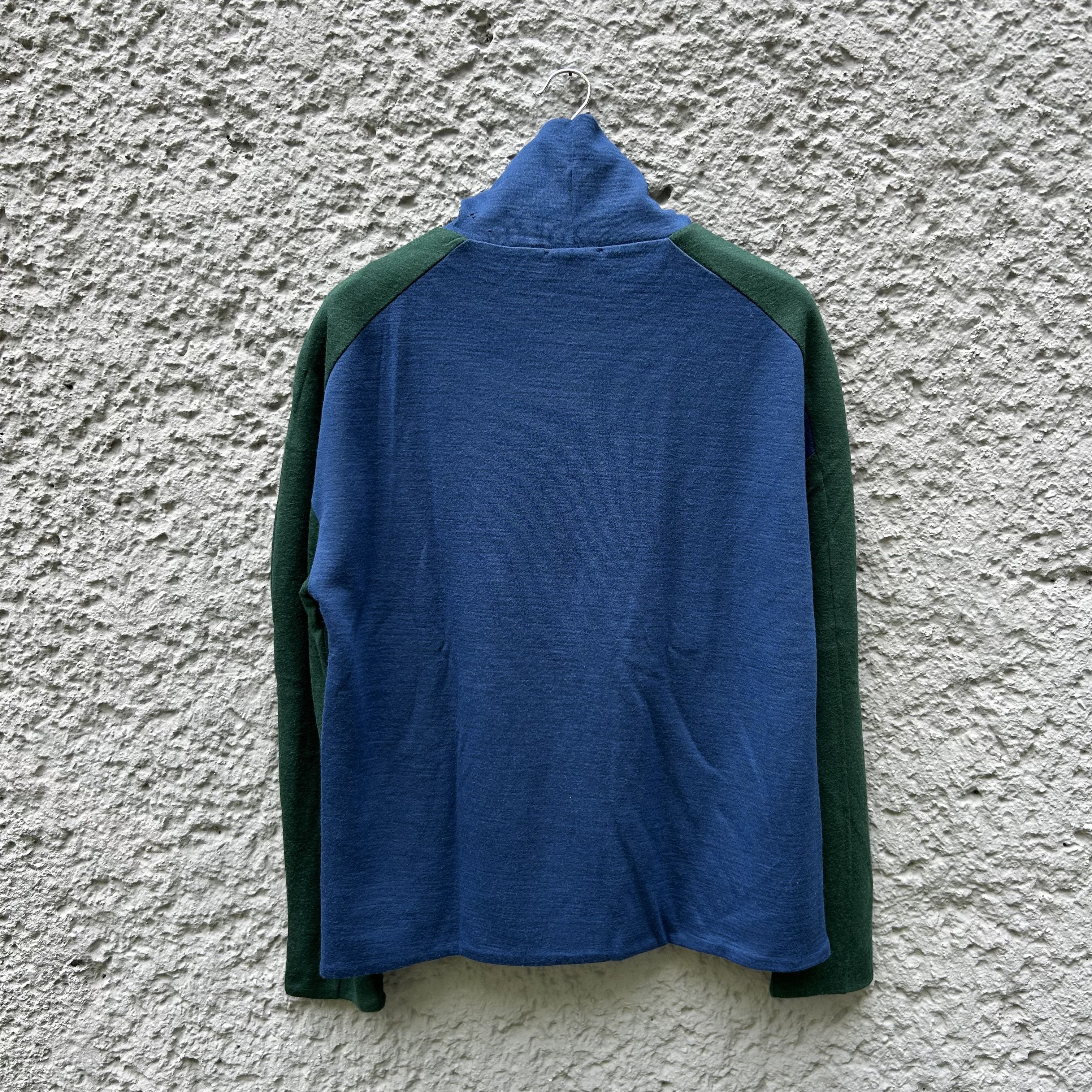 Raf Simons Raf Simons Blue Green Turtleneck Sweater Mockneck Size US L / EU 52-54 / 3 - 2 Thumbnail