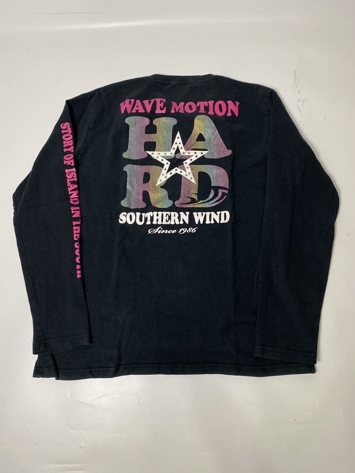 Hysteric Glamour × If Six Was Nine × Japanese Brand 💥vintage💥longsleeve wave motion hard japanese brand Size US L / EU 52-54 / 3 - 2 Thumbnail