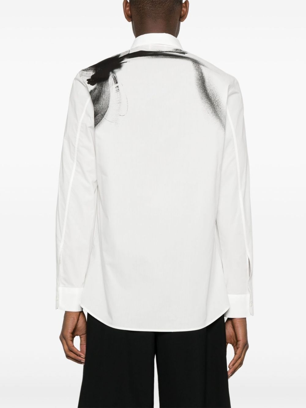 Alexander McQueen o1w1db10725 Oversized CNLD Shirt in White Size US XL / EU 56 / 4 - 4 Thumbnail