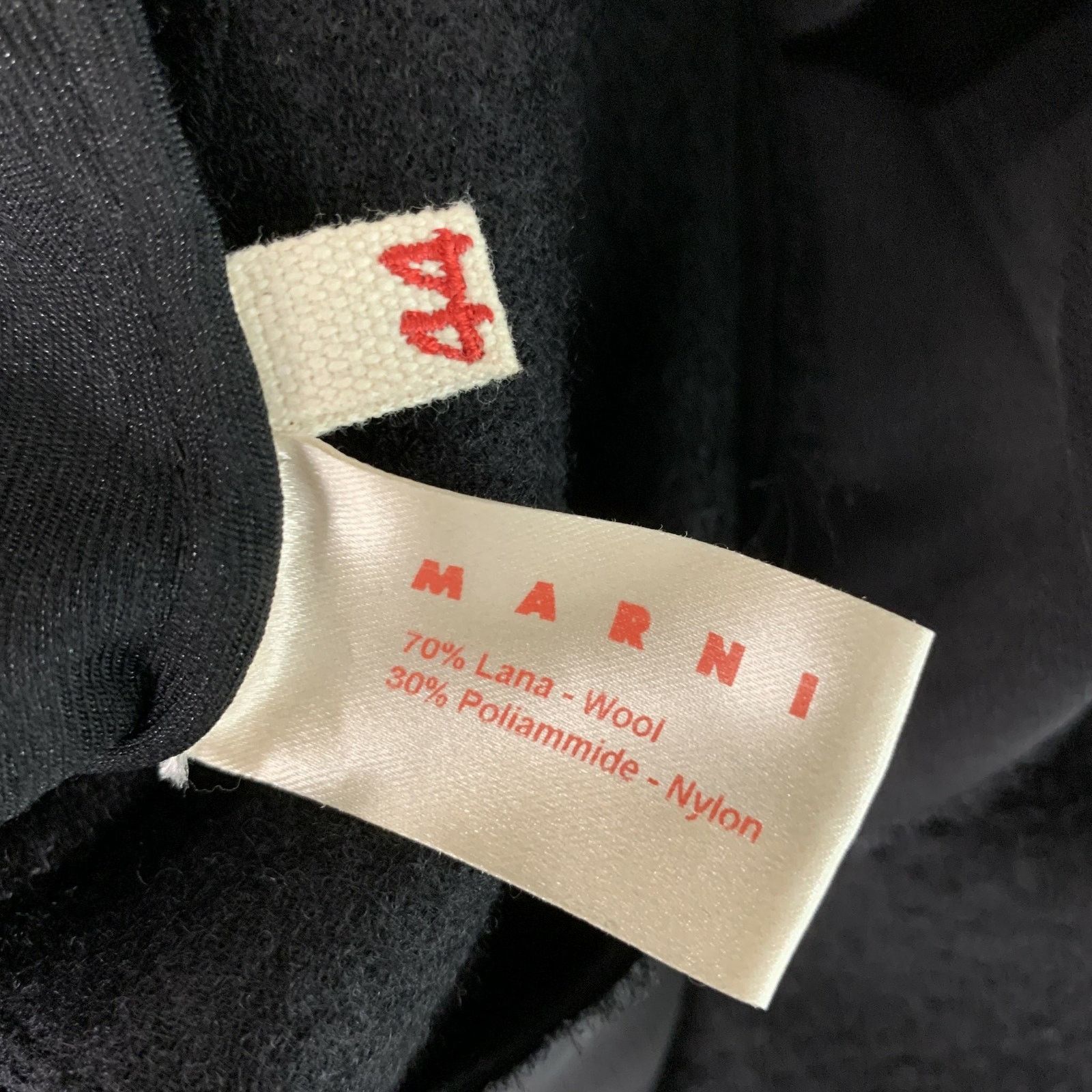 Marni MARNI Size 8 Black Wool & Nylon Sleeveless Blouse Size M / US 6-8 / IT 42-44 - 5 Thumbnail