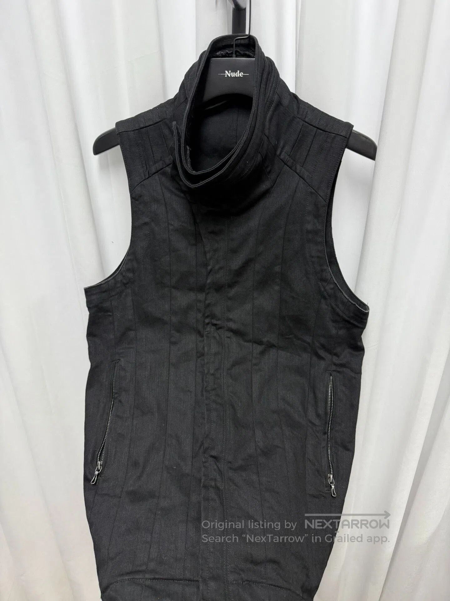 Comme des Garcons Homme Plus Stylish Black Denim Stand. Size US M / EU 48-50 / 2 - 5 Thumbnail