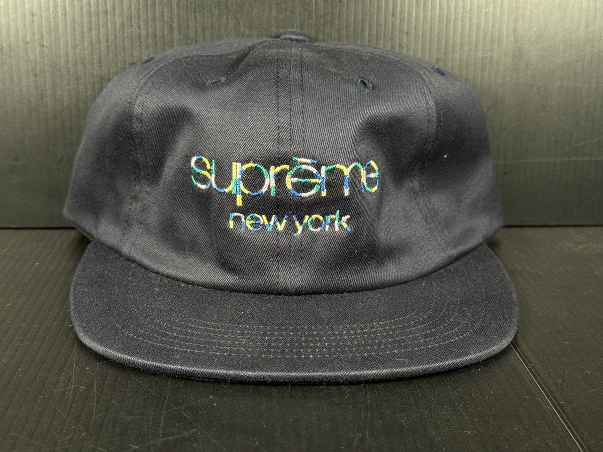 Supreme SUPREME SS18 CLASSIC LOGO 6-PANEL NAVY HAT BNWOT Size ONE SIZE - 1 Thumbnail