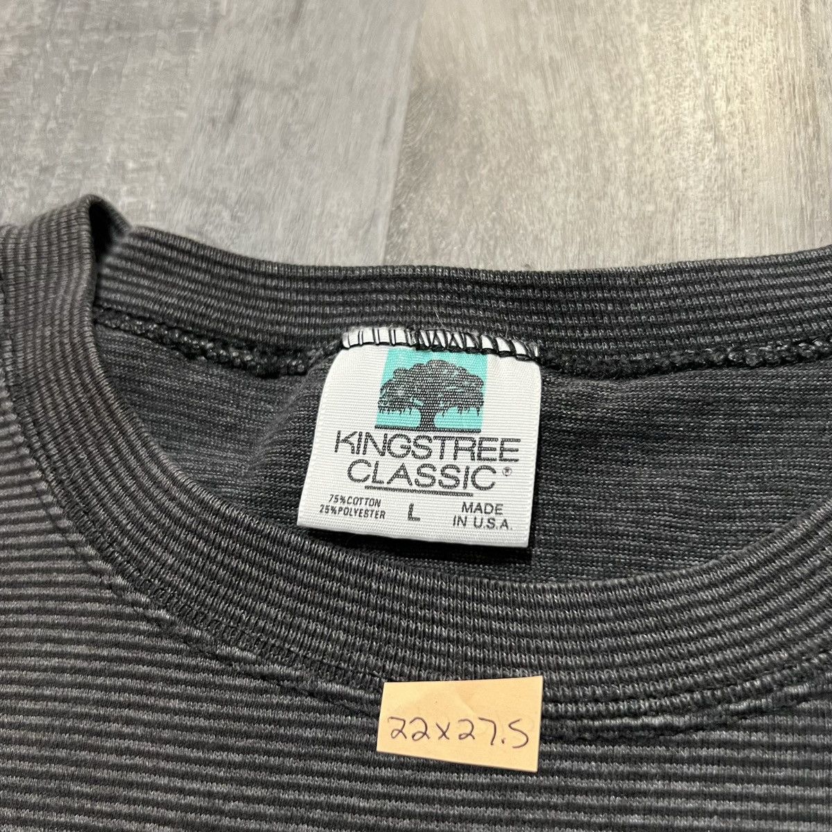 Vintage VTG Las Vegas Nevada 90s Grey Striped Cactus Casino T Shirt Size US L / EU 52-54 / 3 - 4 Thumbnail