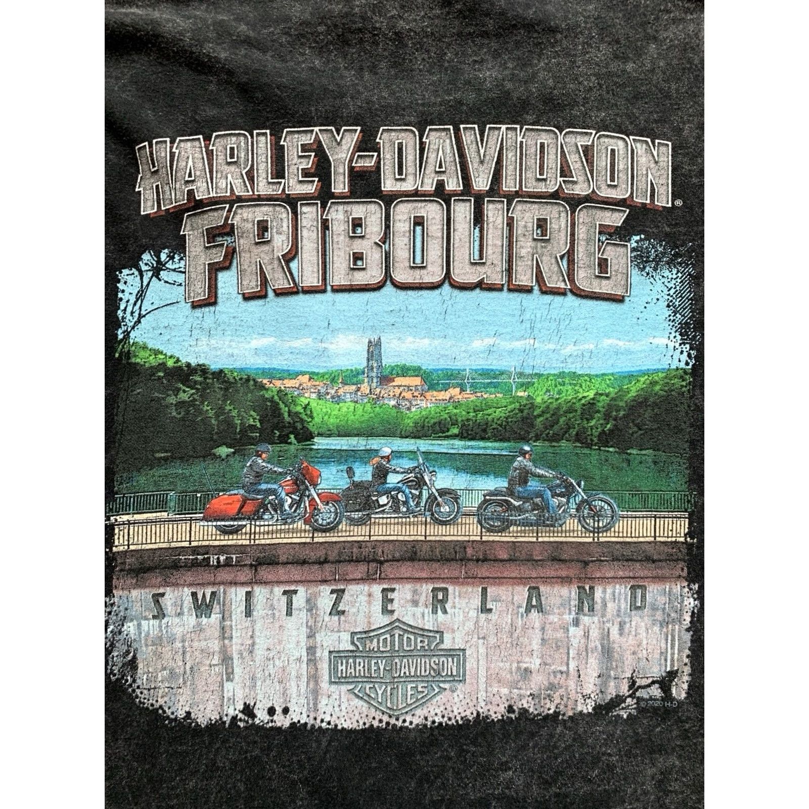 Harley Davidson Harley-Davidson Shirt Mens L Black T-Shirt Size US L / EU 52-54 / 3 - 5 Thumbnail